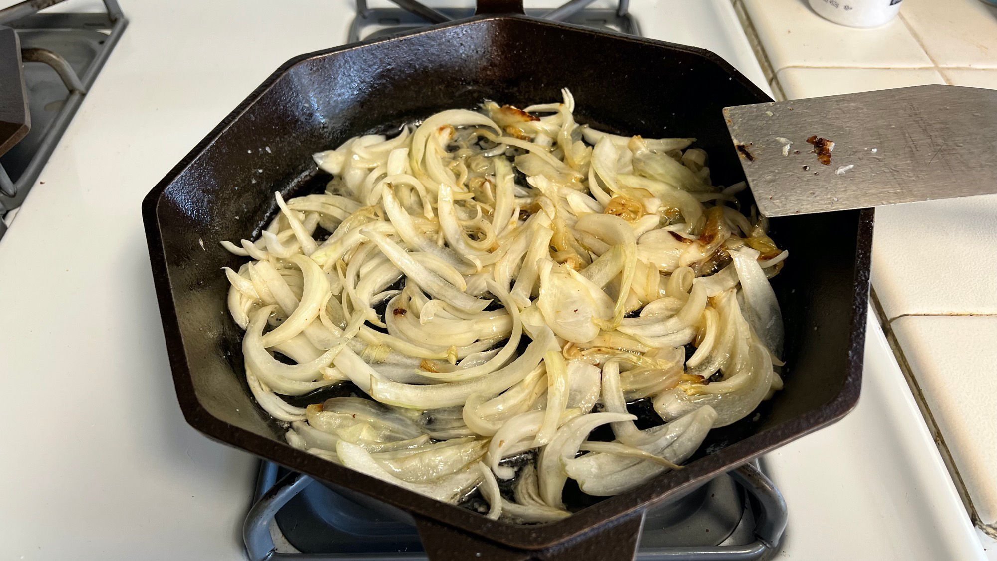 Caramelize Onions Stirring every 10 minutes