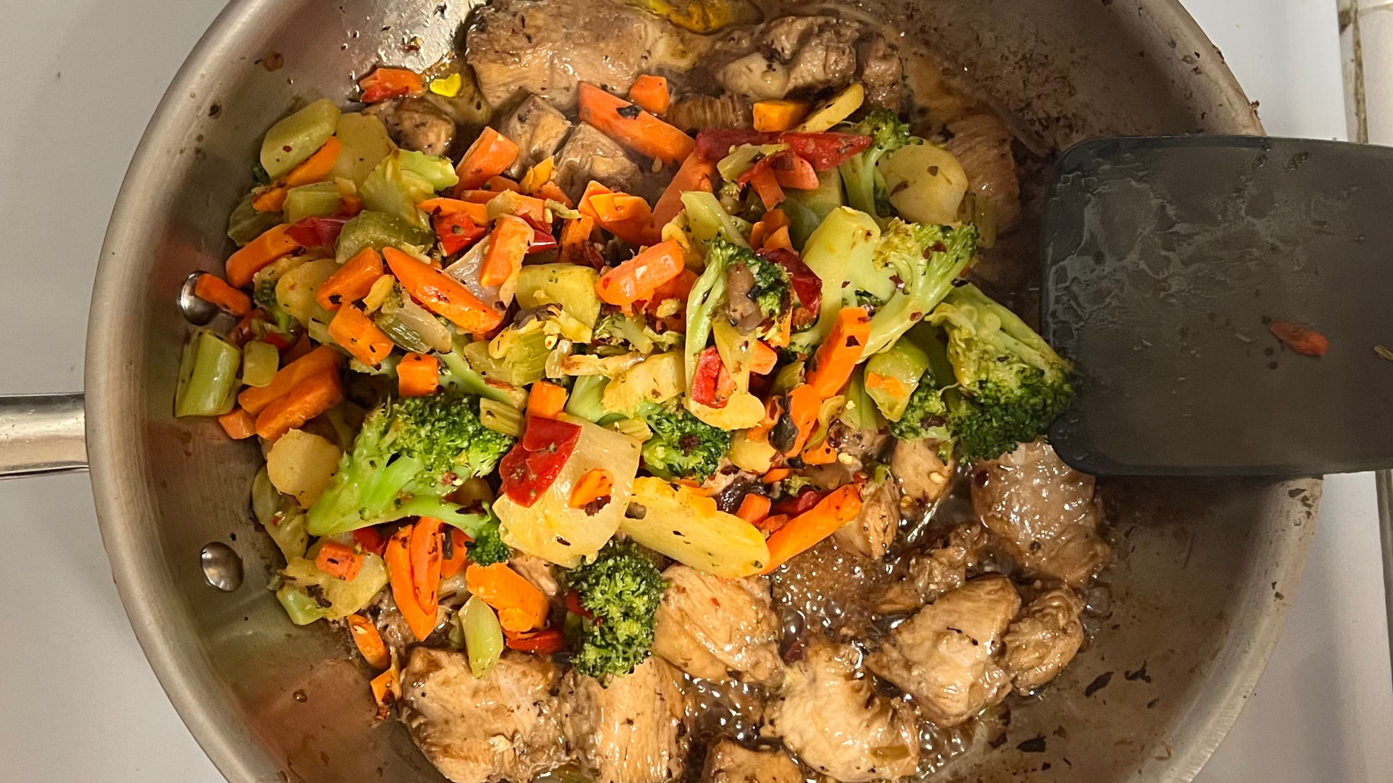 Chicken Stir Fry Add Vegetables