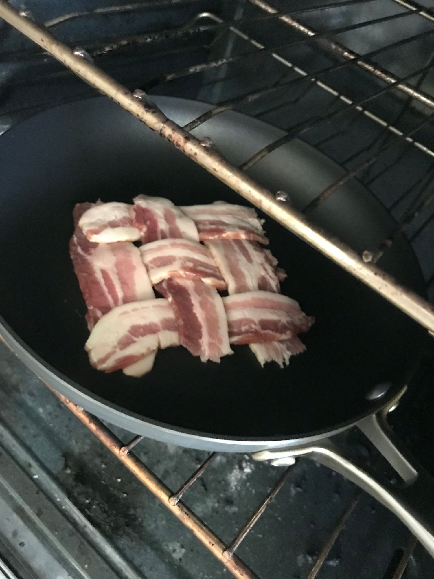 Conventional Oven Woven Bacon