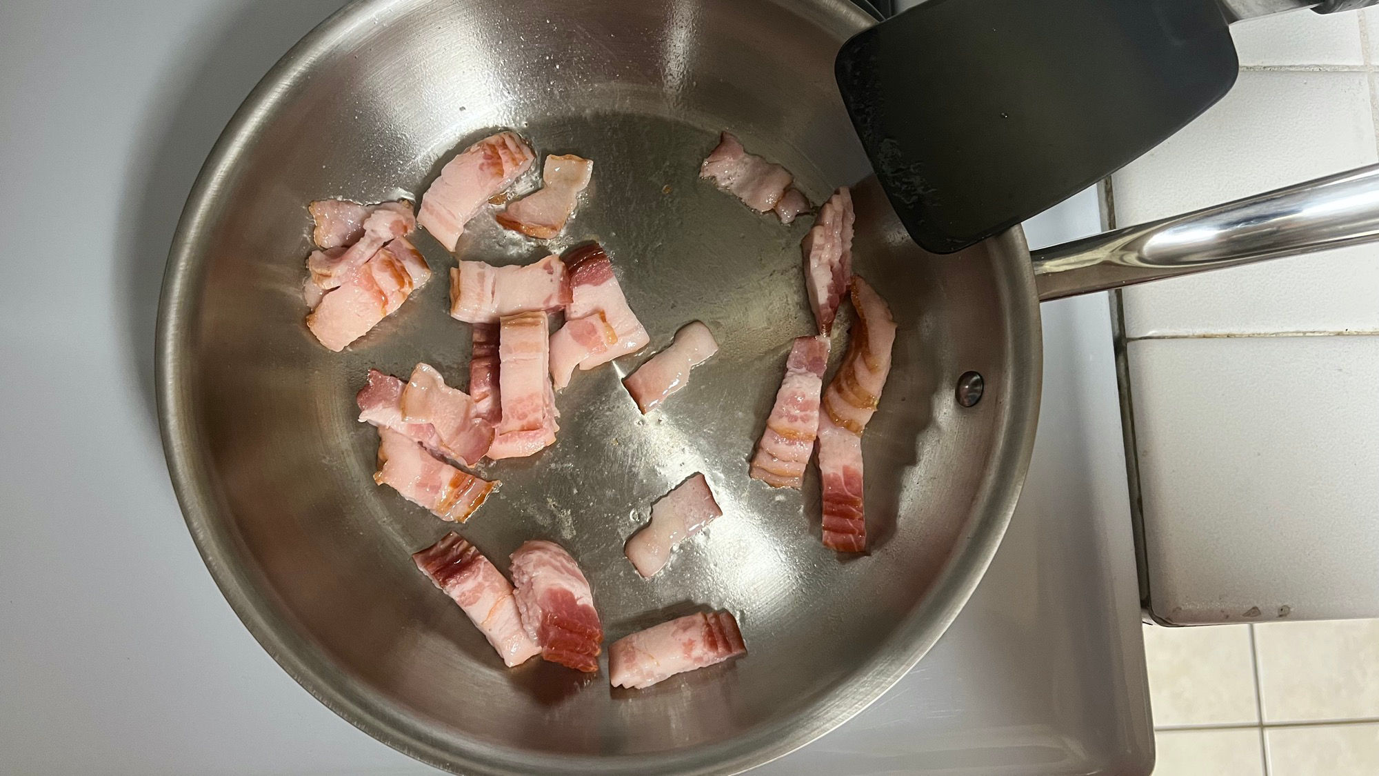 Creamy Brocoli Start Bacon