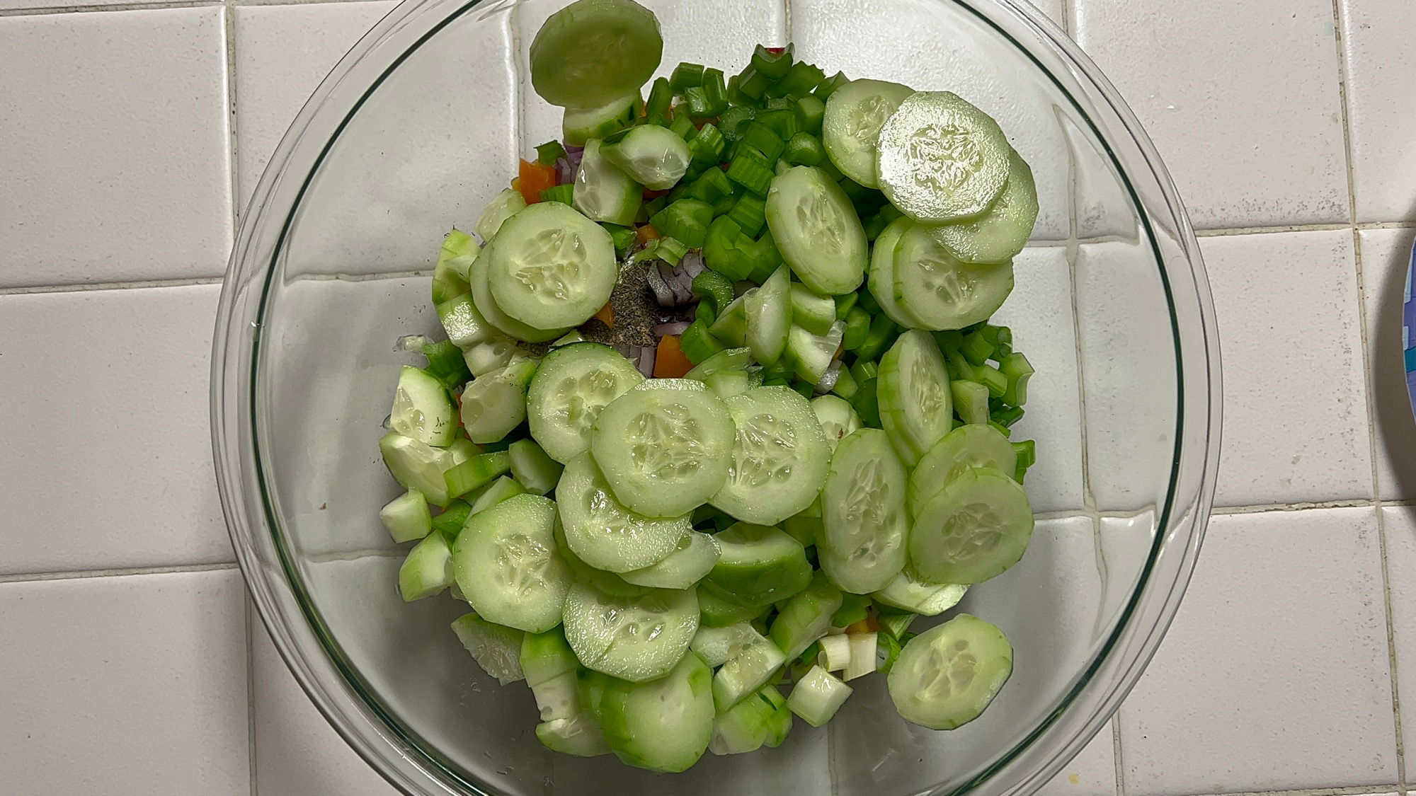 Creamy Cucumber Salad recipe step7
