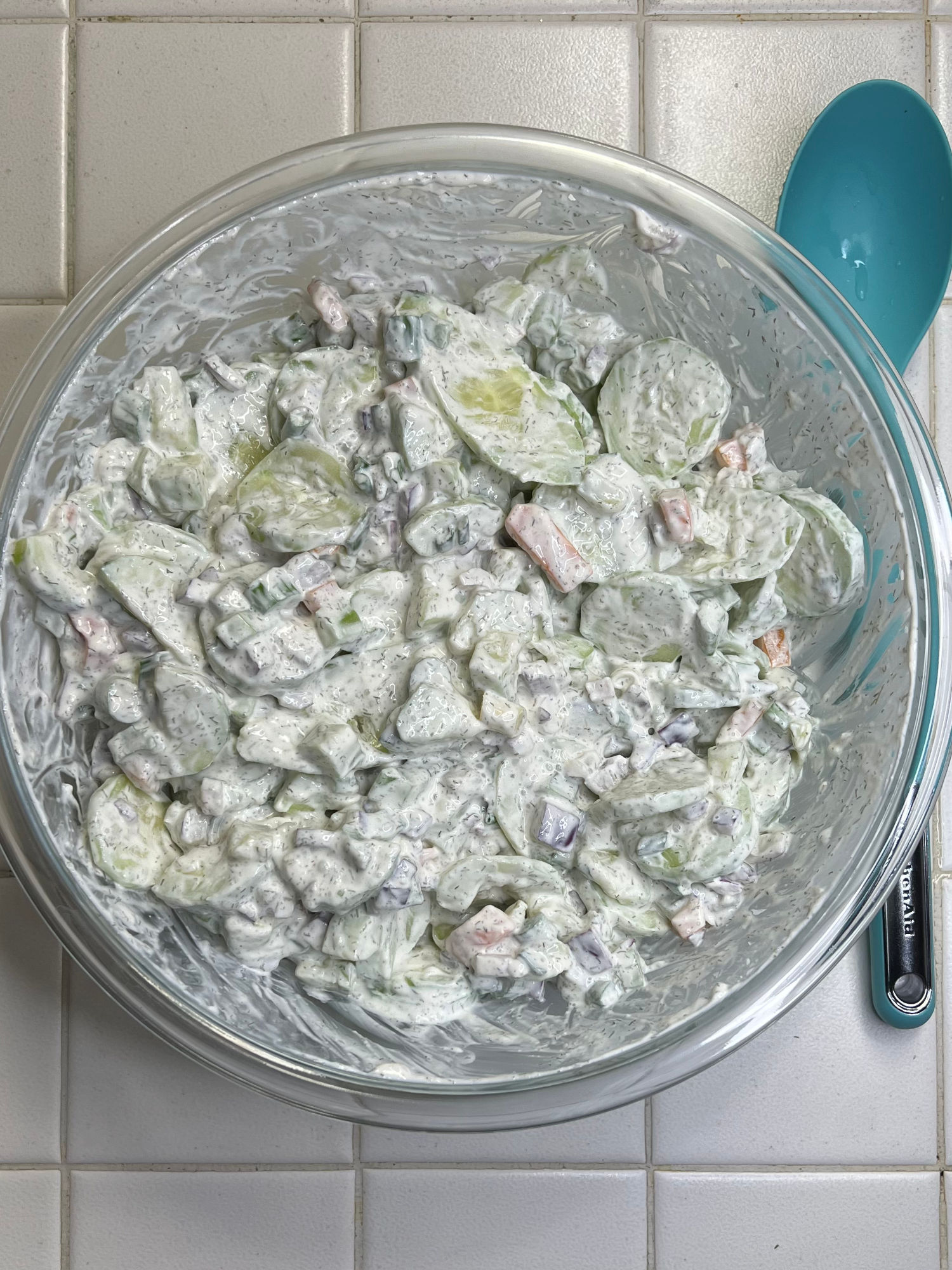 Creamy Cucumber Salad Enjoy