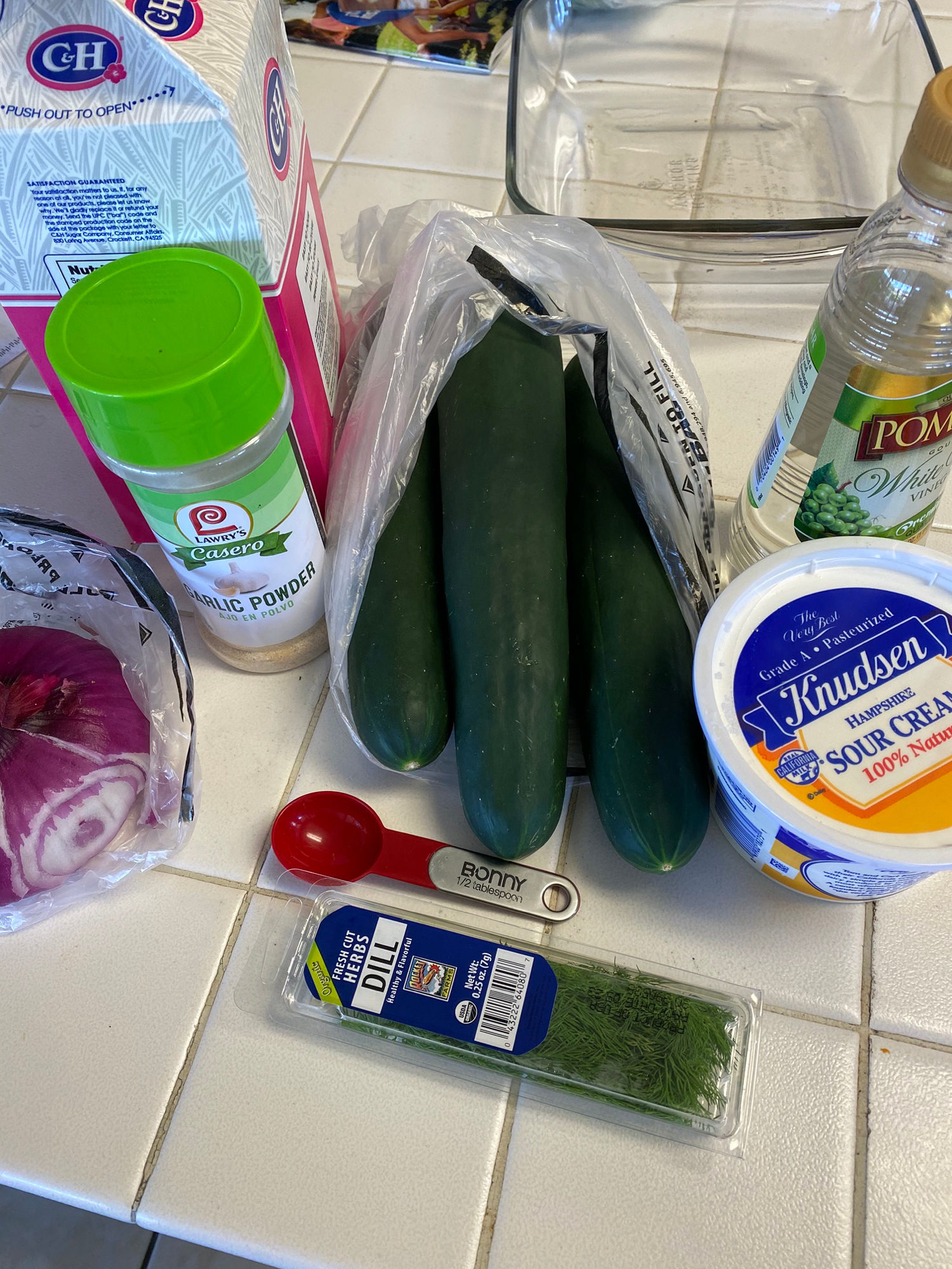 Cucumber Salad Ingredients