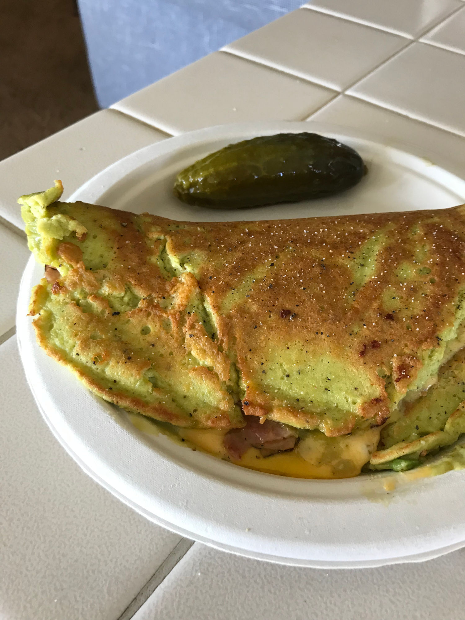 Green Avocado Omelette recipe step9