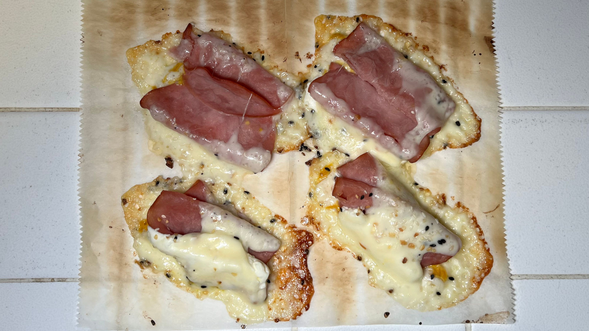 Ham and Cheese Melts Done