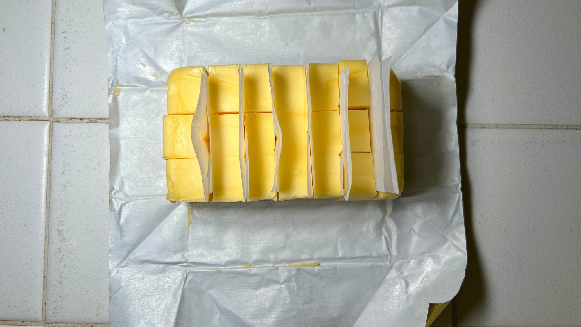 Individual Butter Pats Parchment Paper lines it