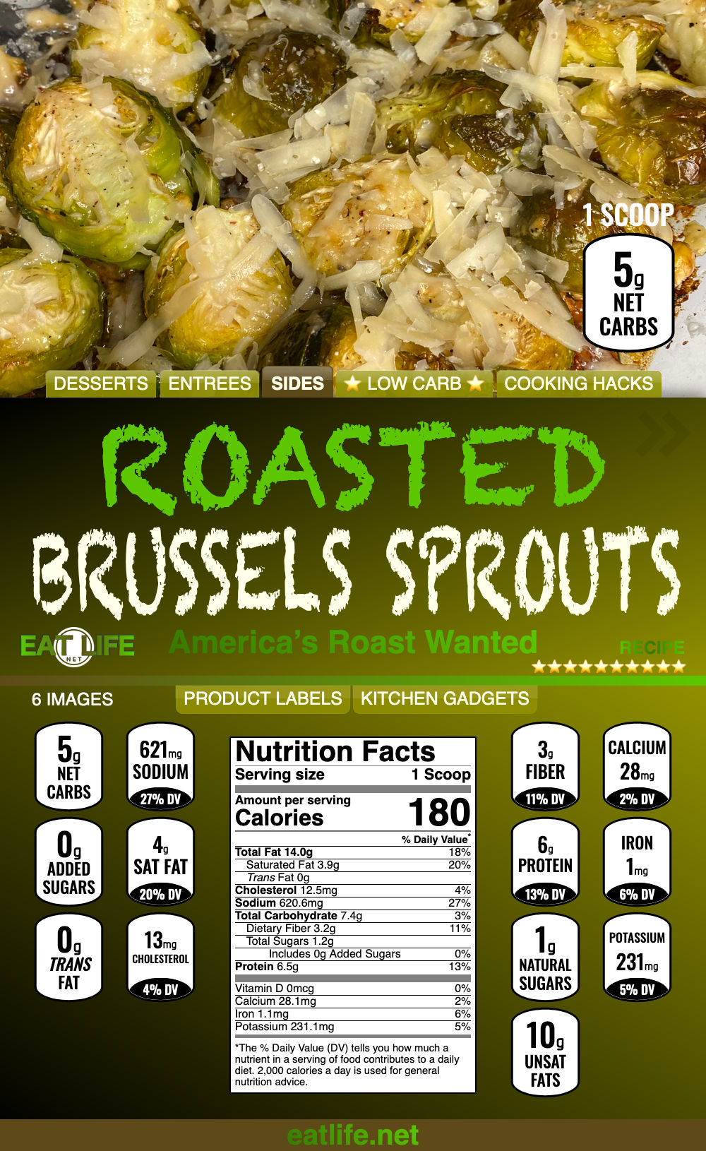 Roasted Brussels Sprouts Recipe