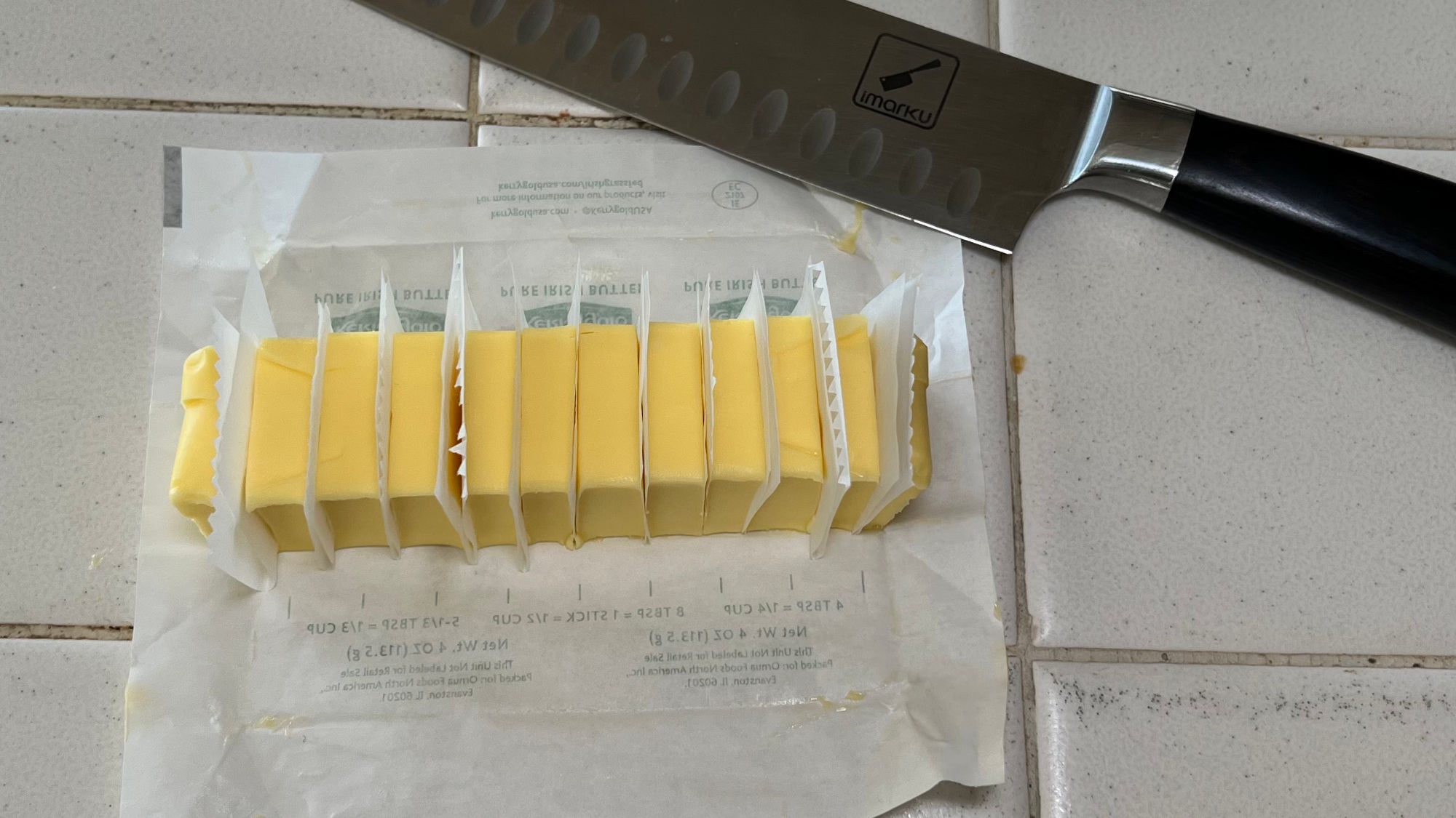 Single Butter Pats Sticks Parchment