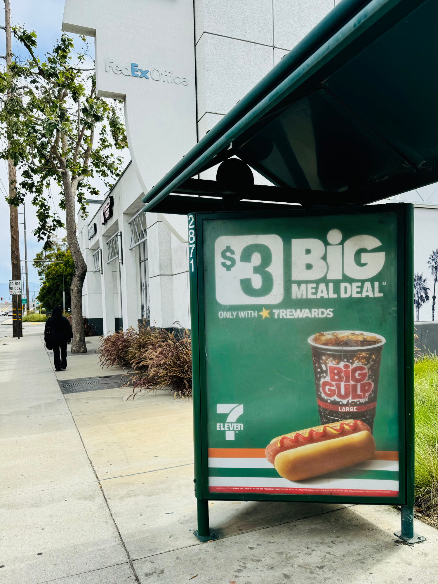 7-Eleven Big Meal Deal Bus stop