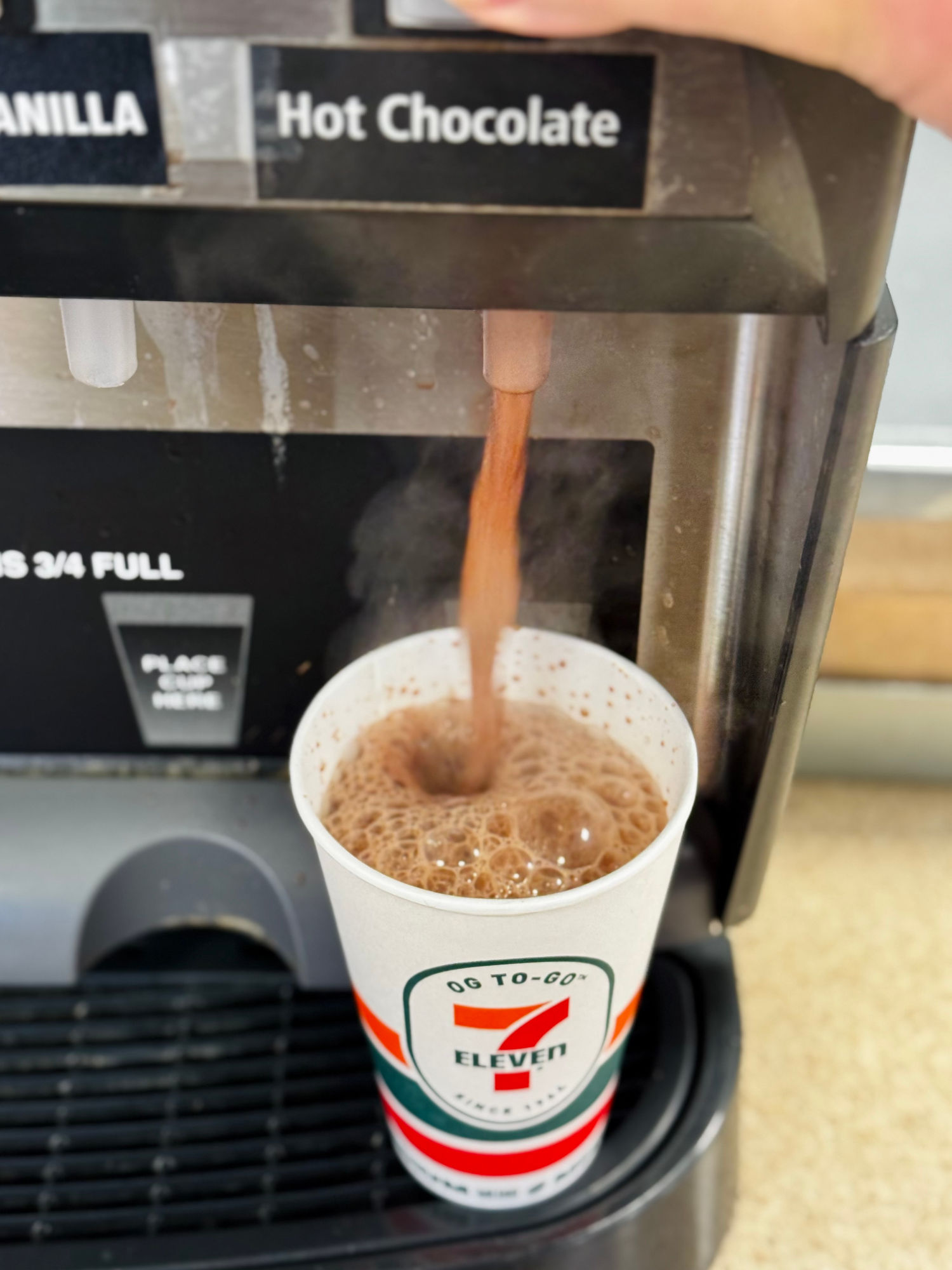 Hot Chocolate Machine 7-Eleven Hot Chocolate Machine