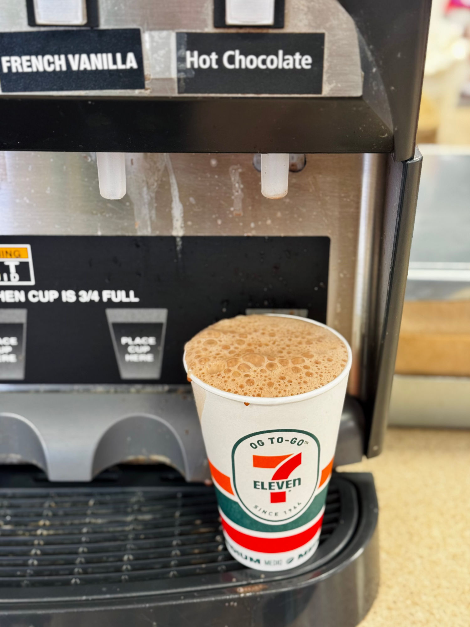 Hot Chocolate Machine 7-Eleven Hot Chocolate Machine