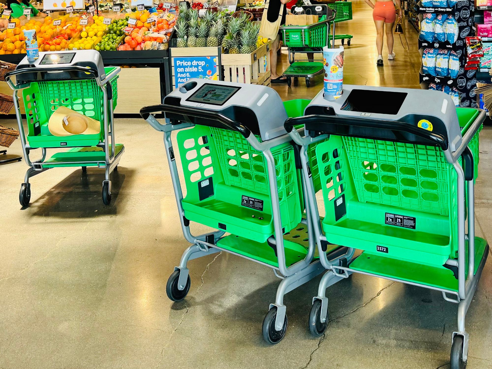 Amazon Fresh Dash Carts