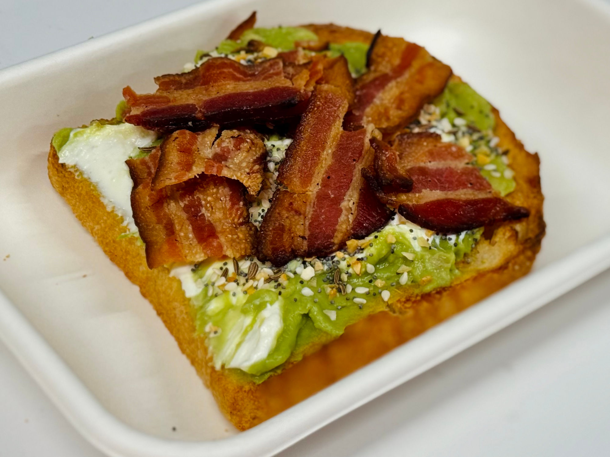 Amazon Go Bacon Avocado Toast