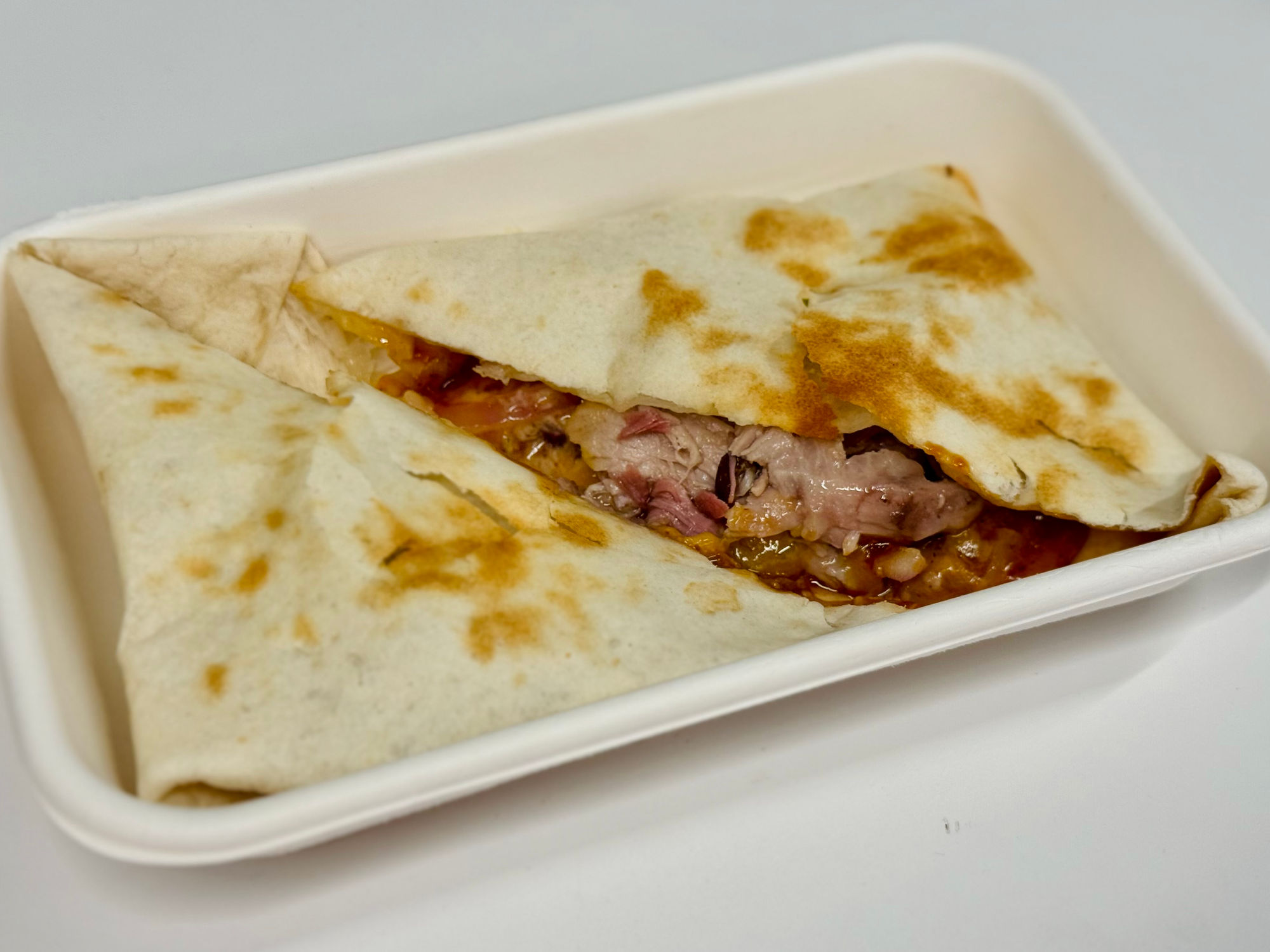 Amazon Go BBQ Smoked Pork Quesadilla