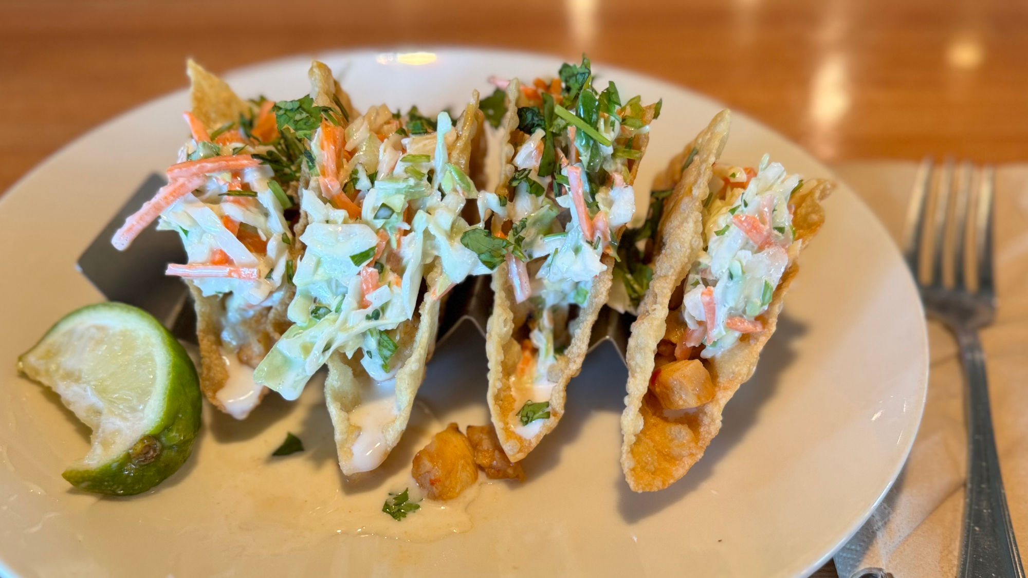 Applebee's Chicken Wonton Tacos