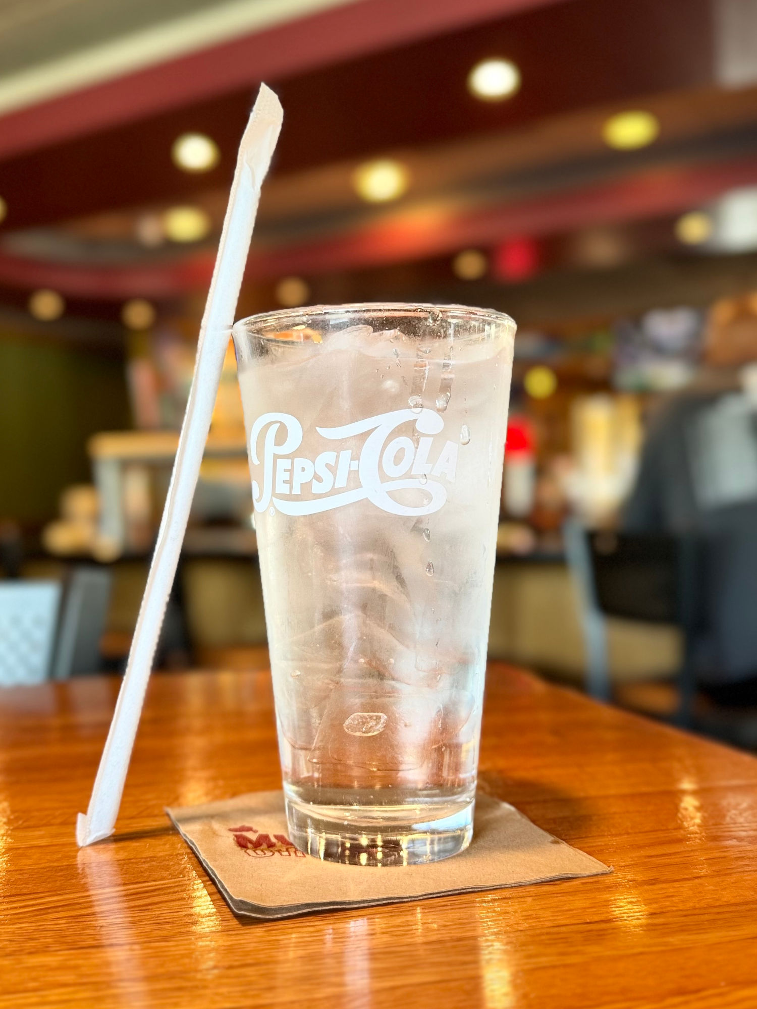 Applebee's Water Glass