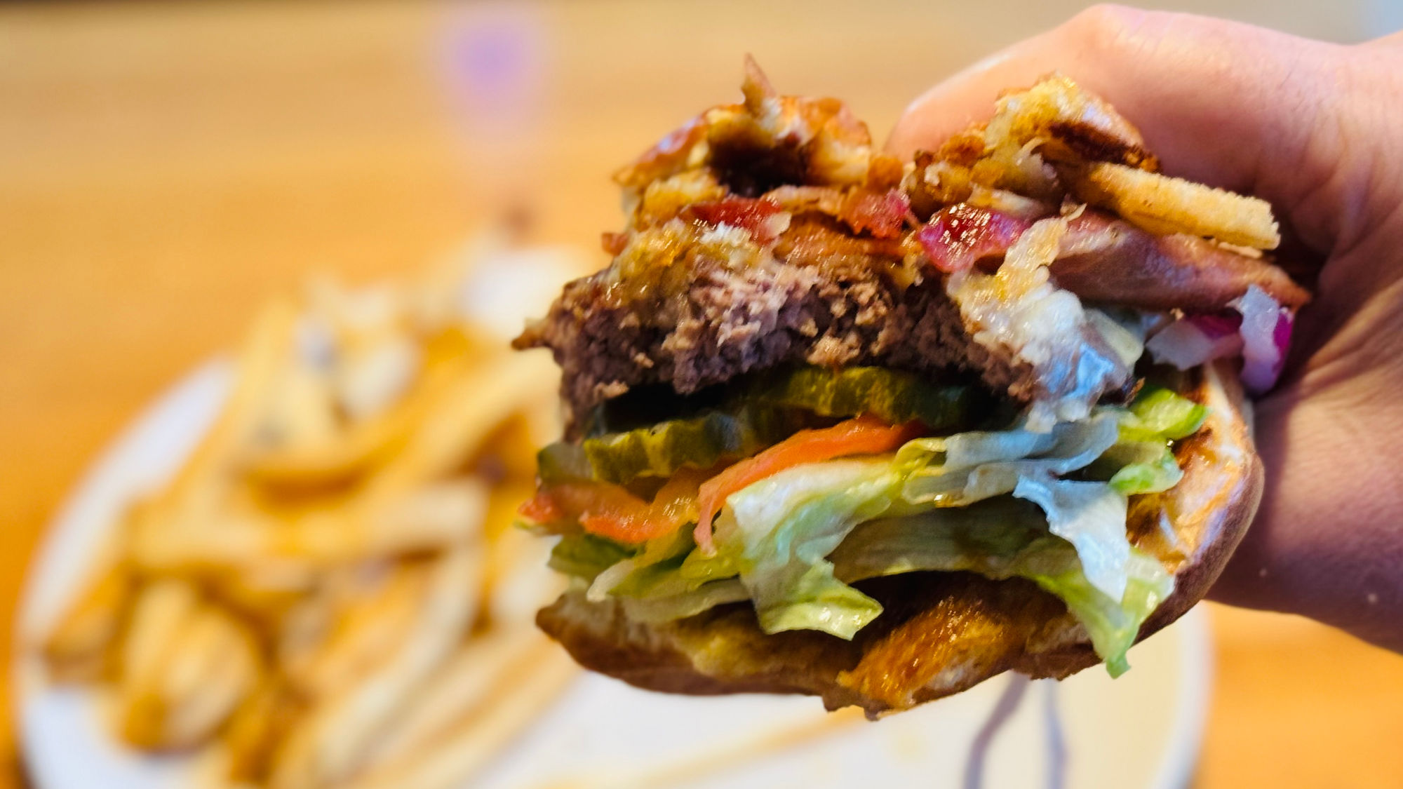 Applebee's Whiskey Bacon Burger