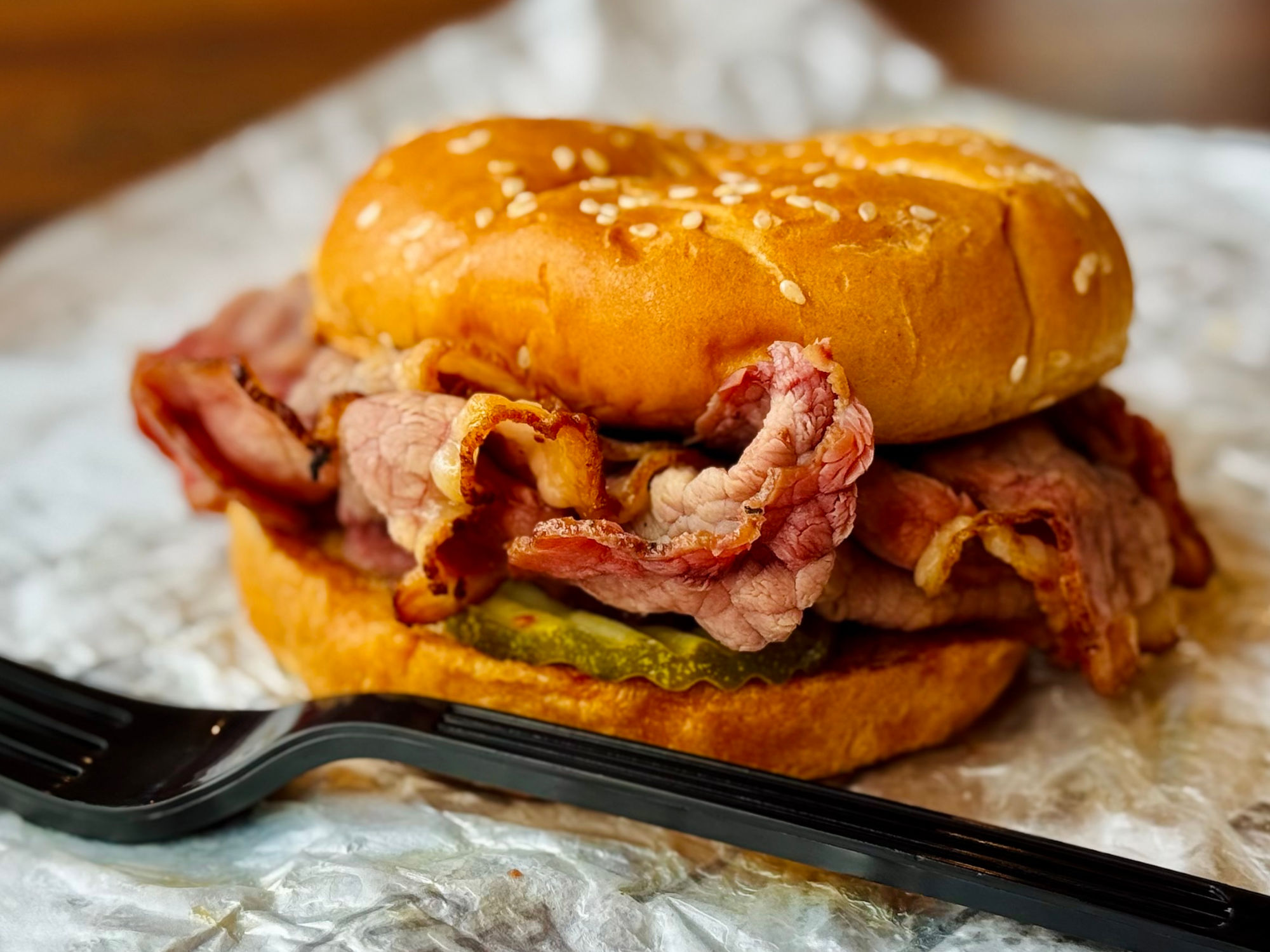 Arby's BBQ Brisket Sandwich