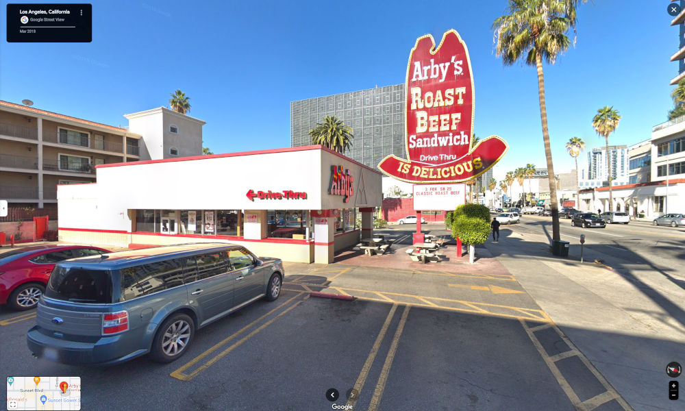 Arby's Hollywood Google Maps