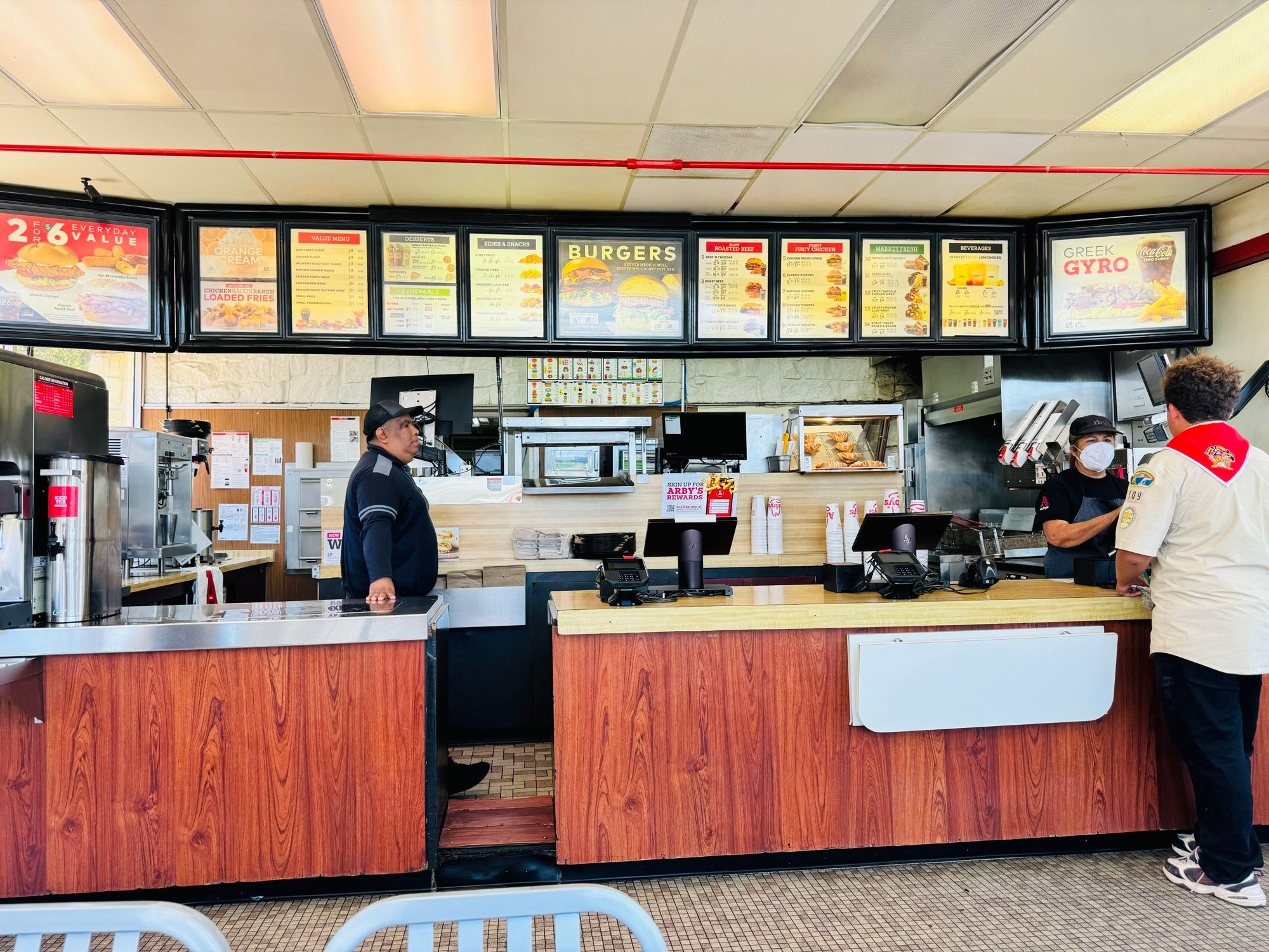 Arby's Huntington Beach Counter