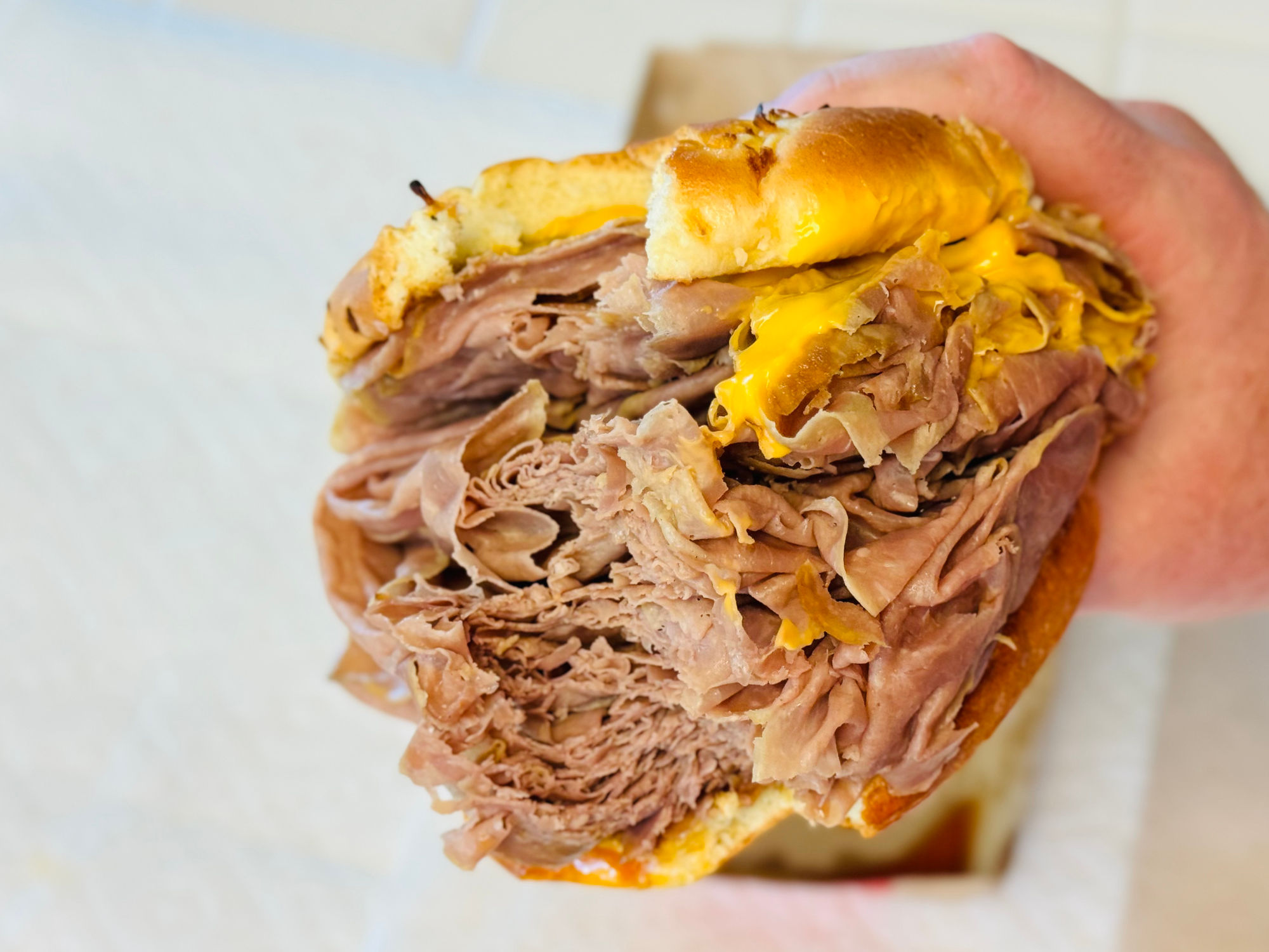 Arby's One Pound Beef & Cheddar