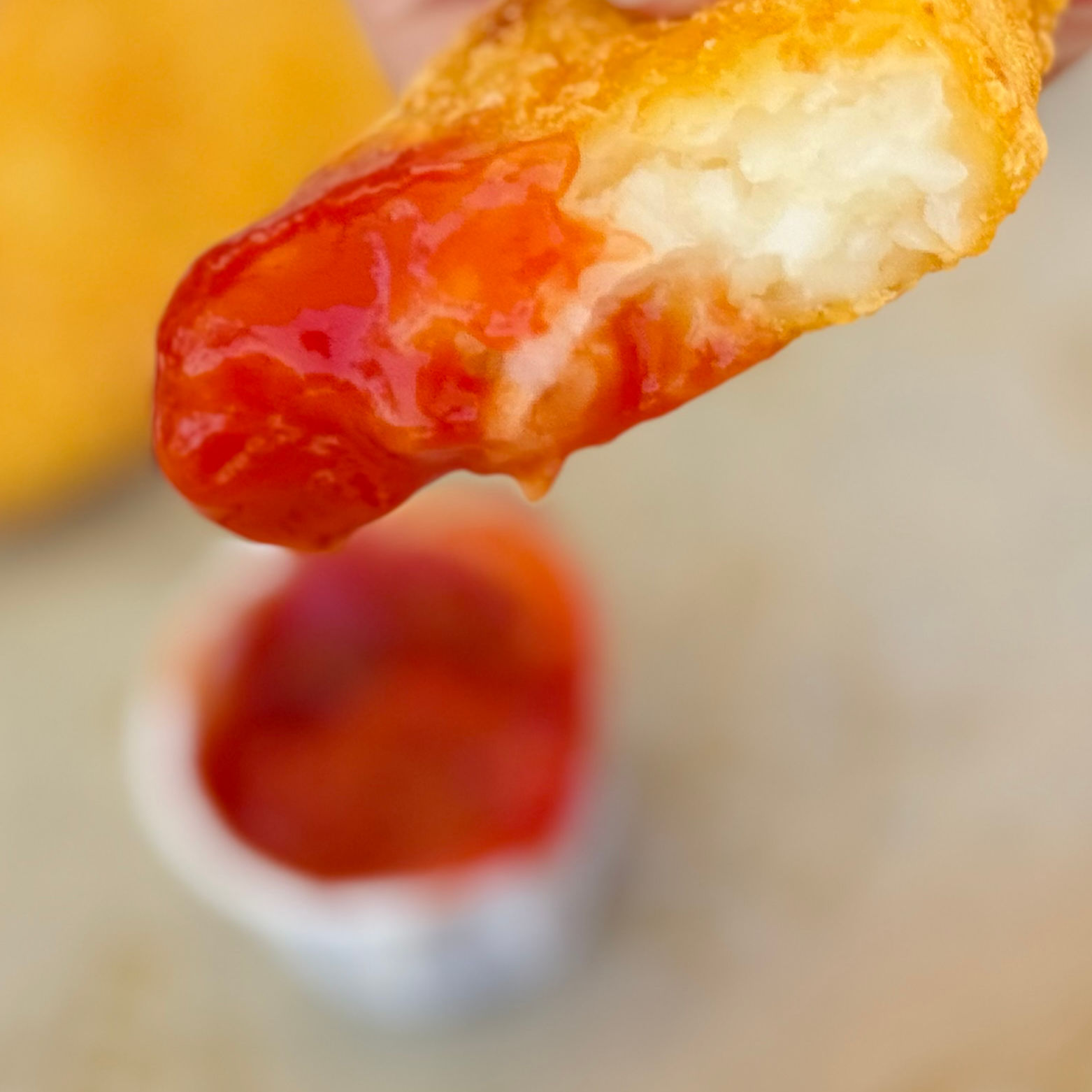 Arby's Potato Cake With Ketchup