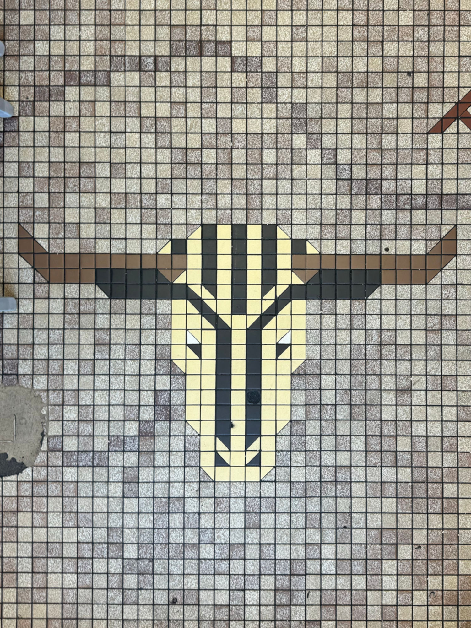 Arby's Tile Floor Bull