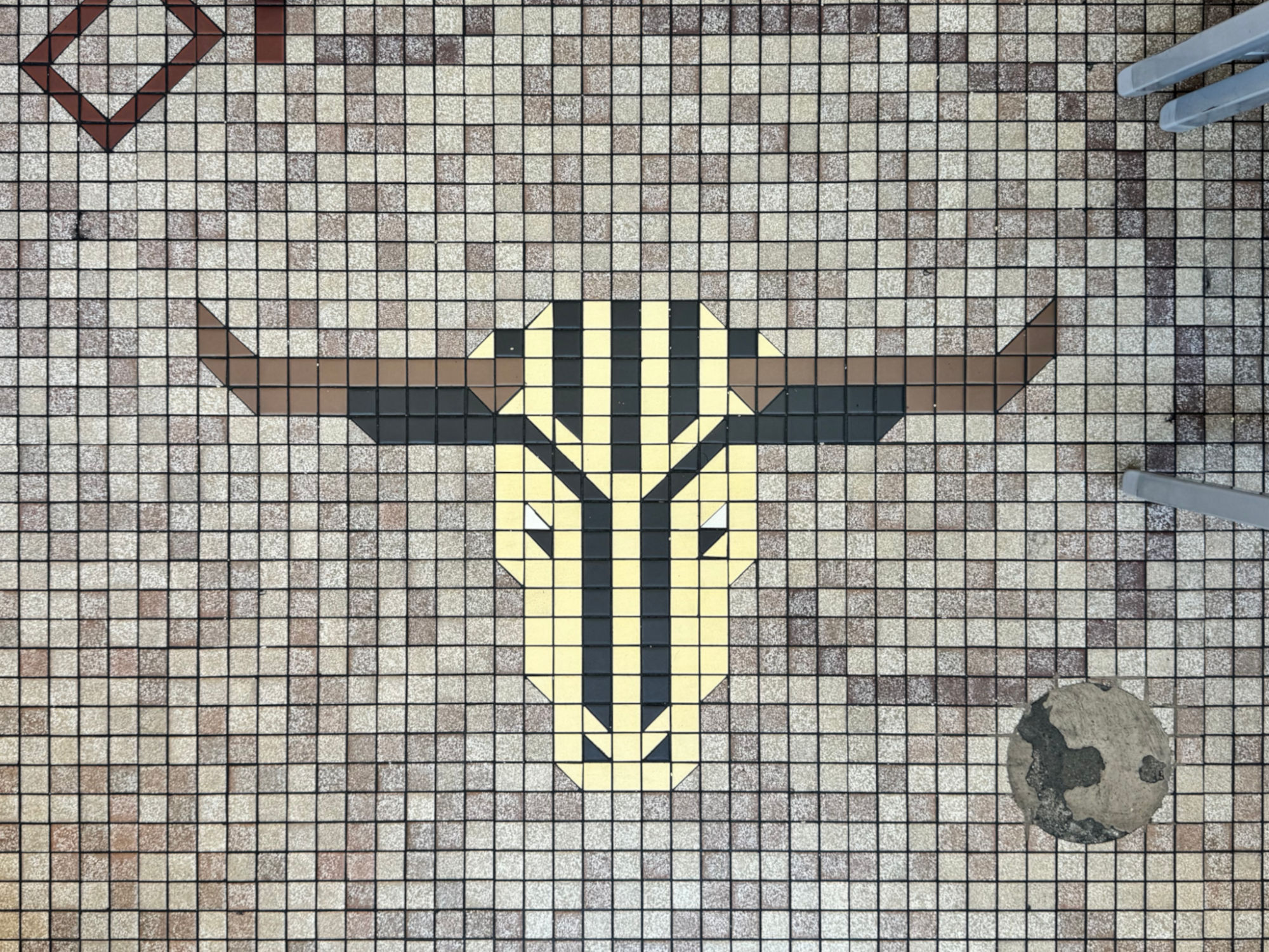 Arby's Western Theme Tile Floor