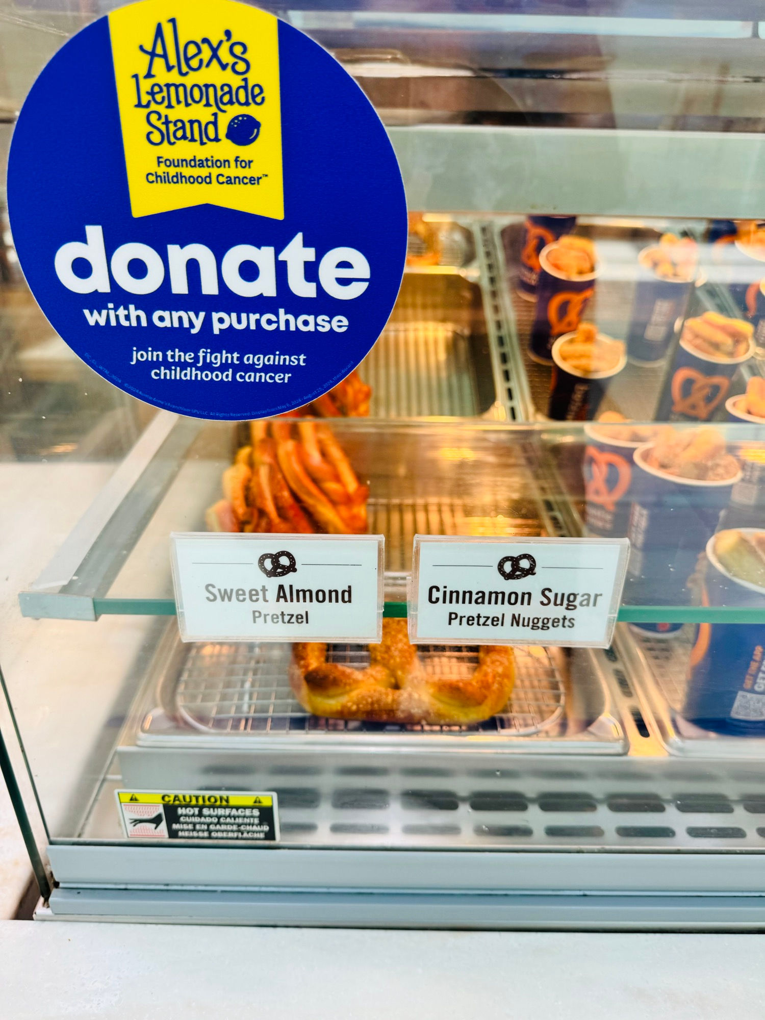 Auntie Anne's Donate with Any Purchase