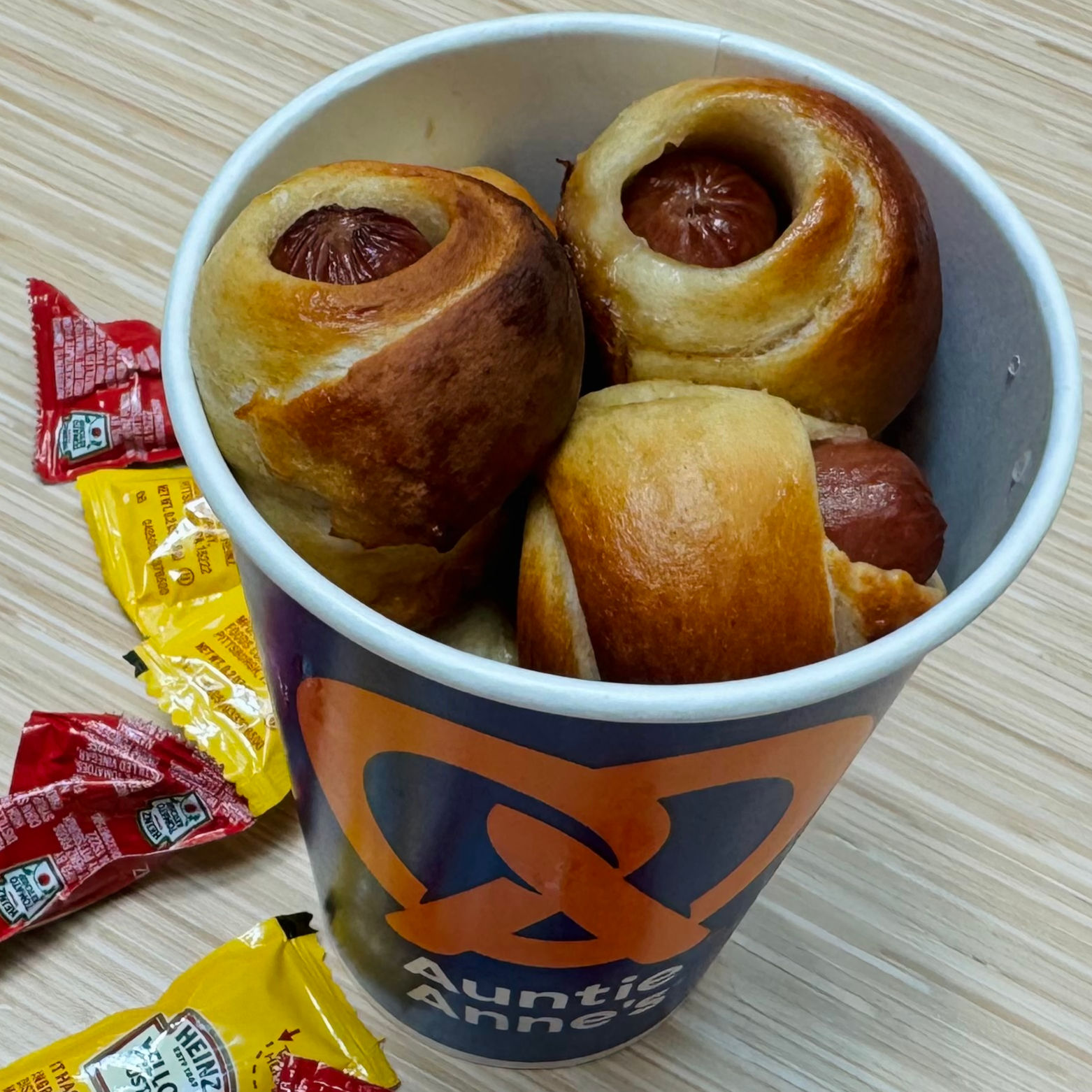 Auntie Anne's Mini Pretzel Dogs