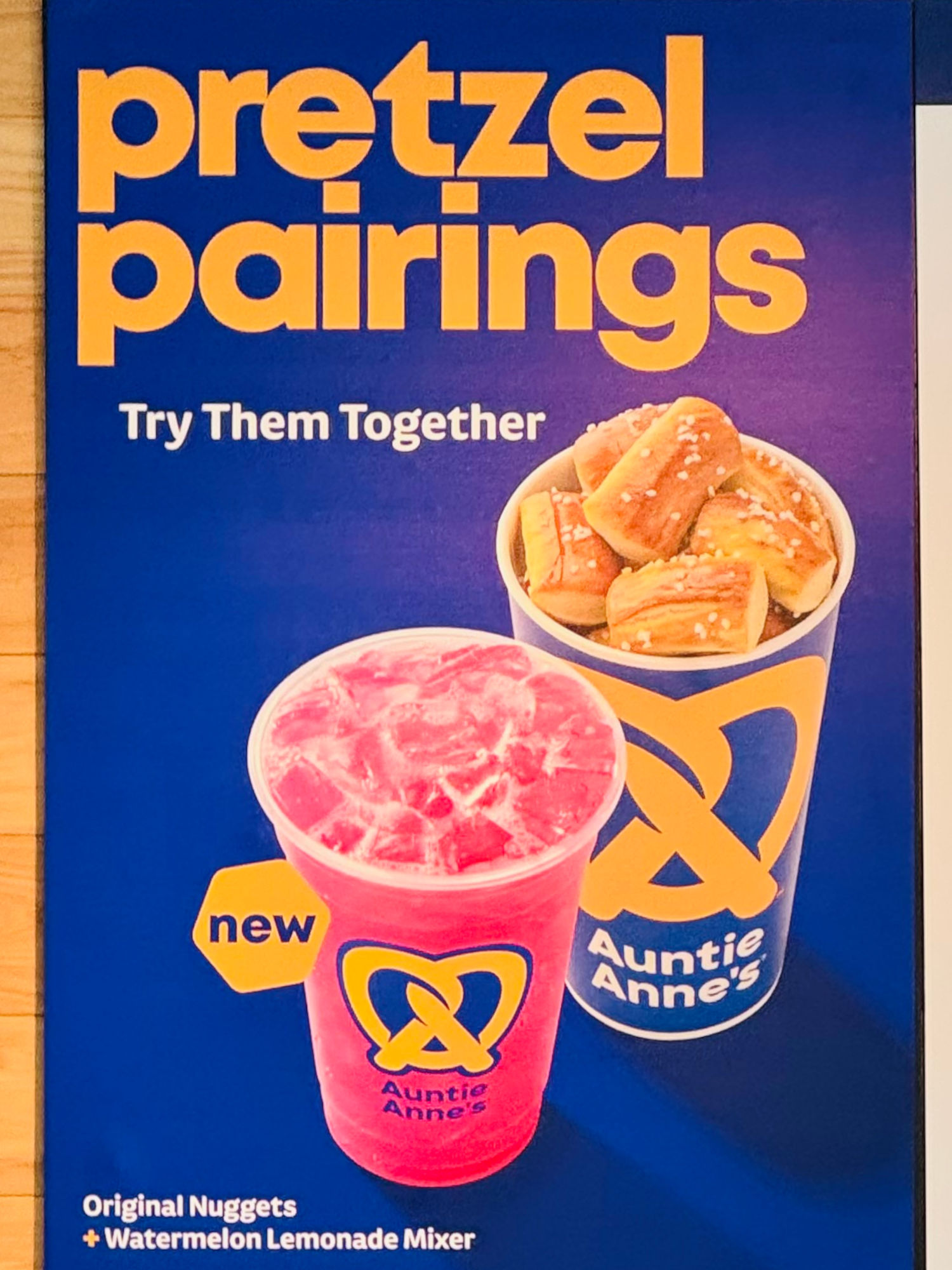 Auntie Anne's Pretzel Pairings