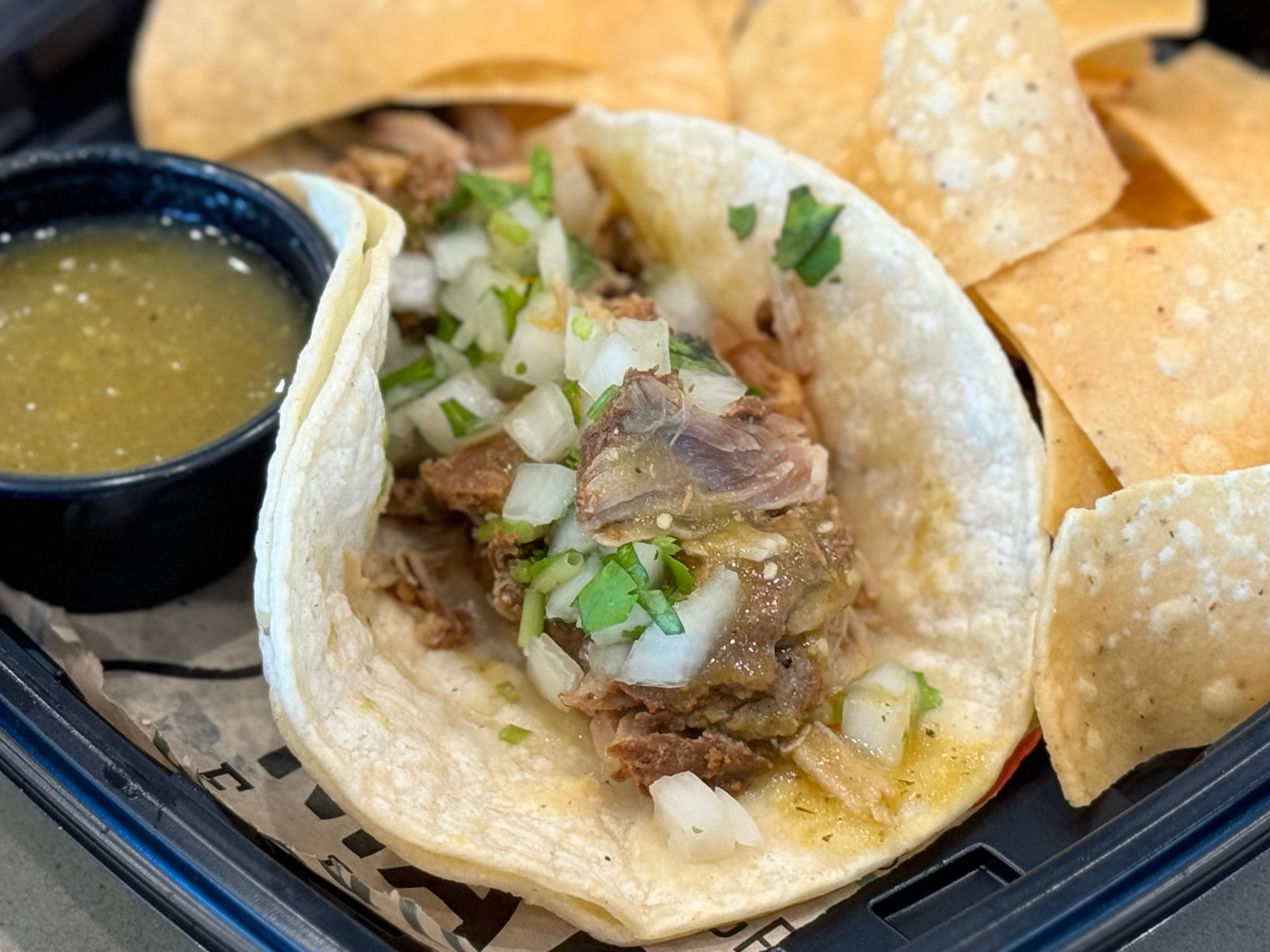 Baja Fresh Baja Carnitas Taco