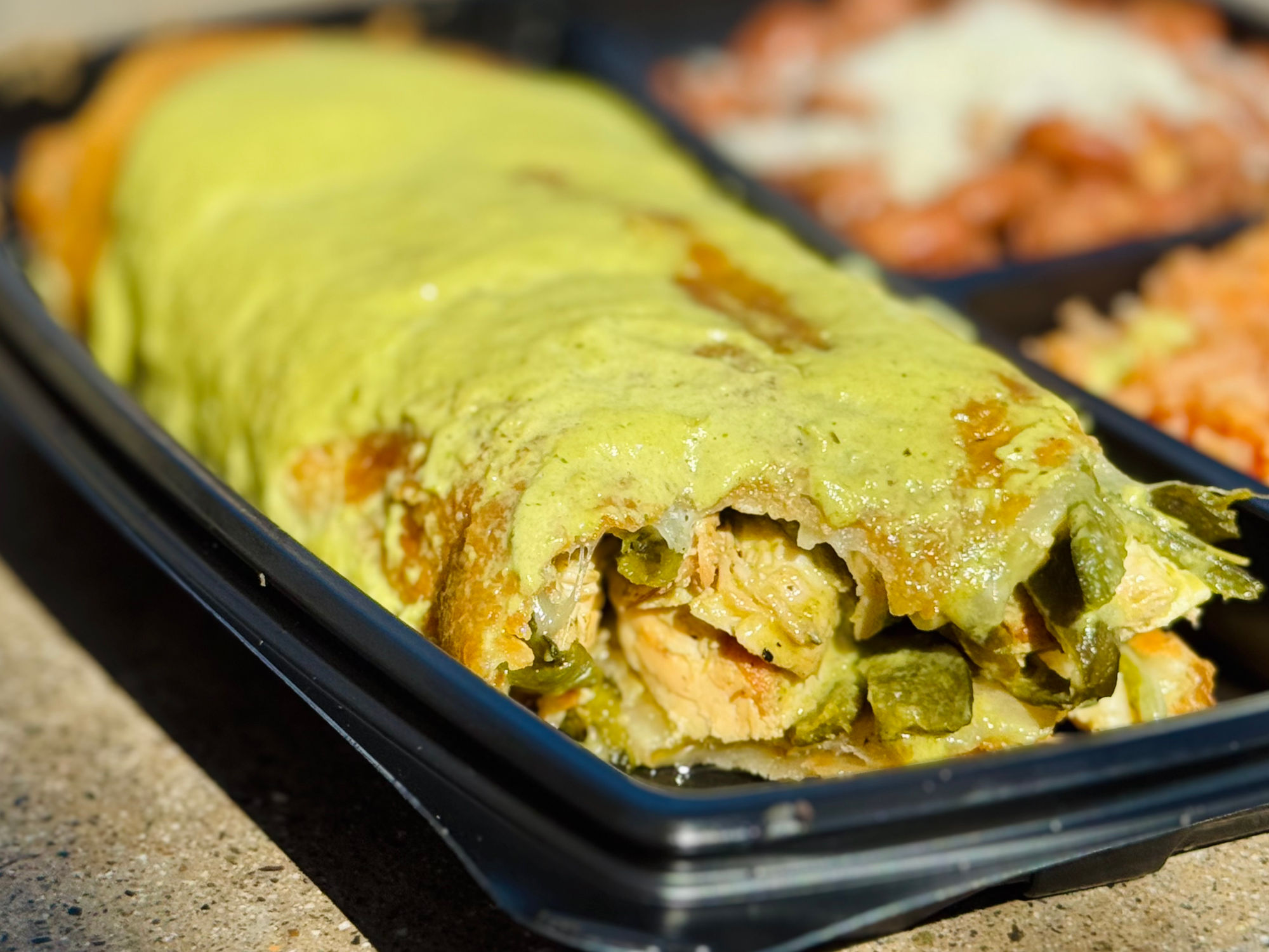 Baja Fresh Chicken Chimichanga