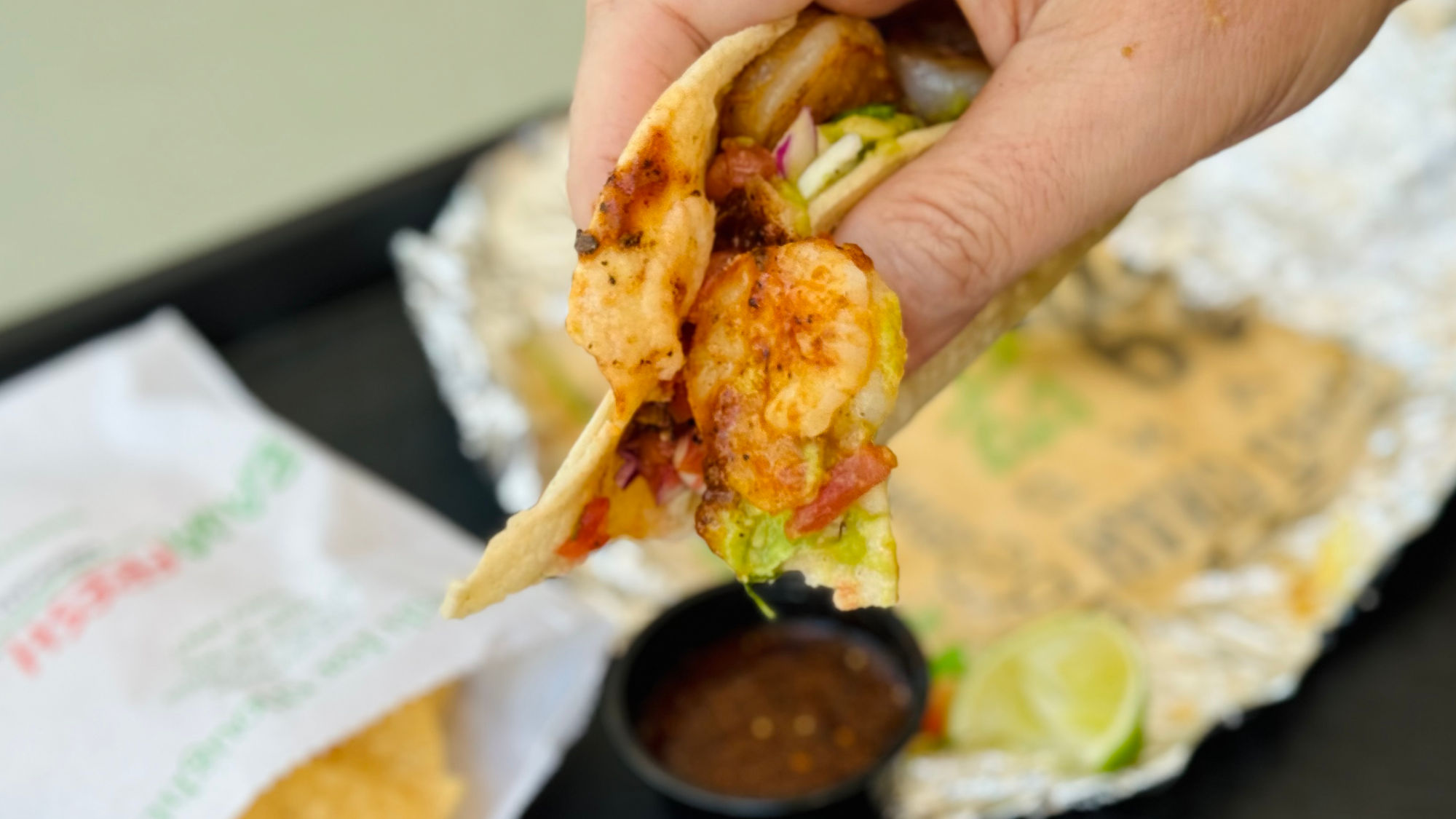 Baja Fresh Grilled Shrimp Seafood Taco