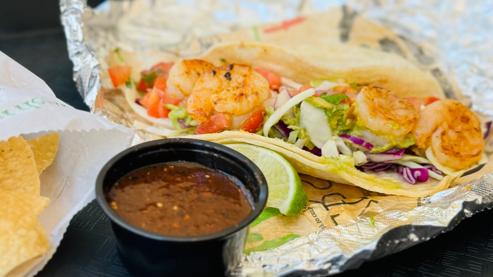 Baja Fresh Grilled Shrimp Taco