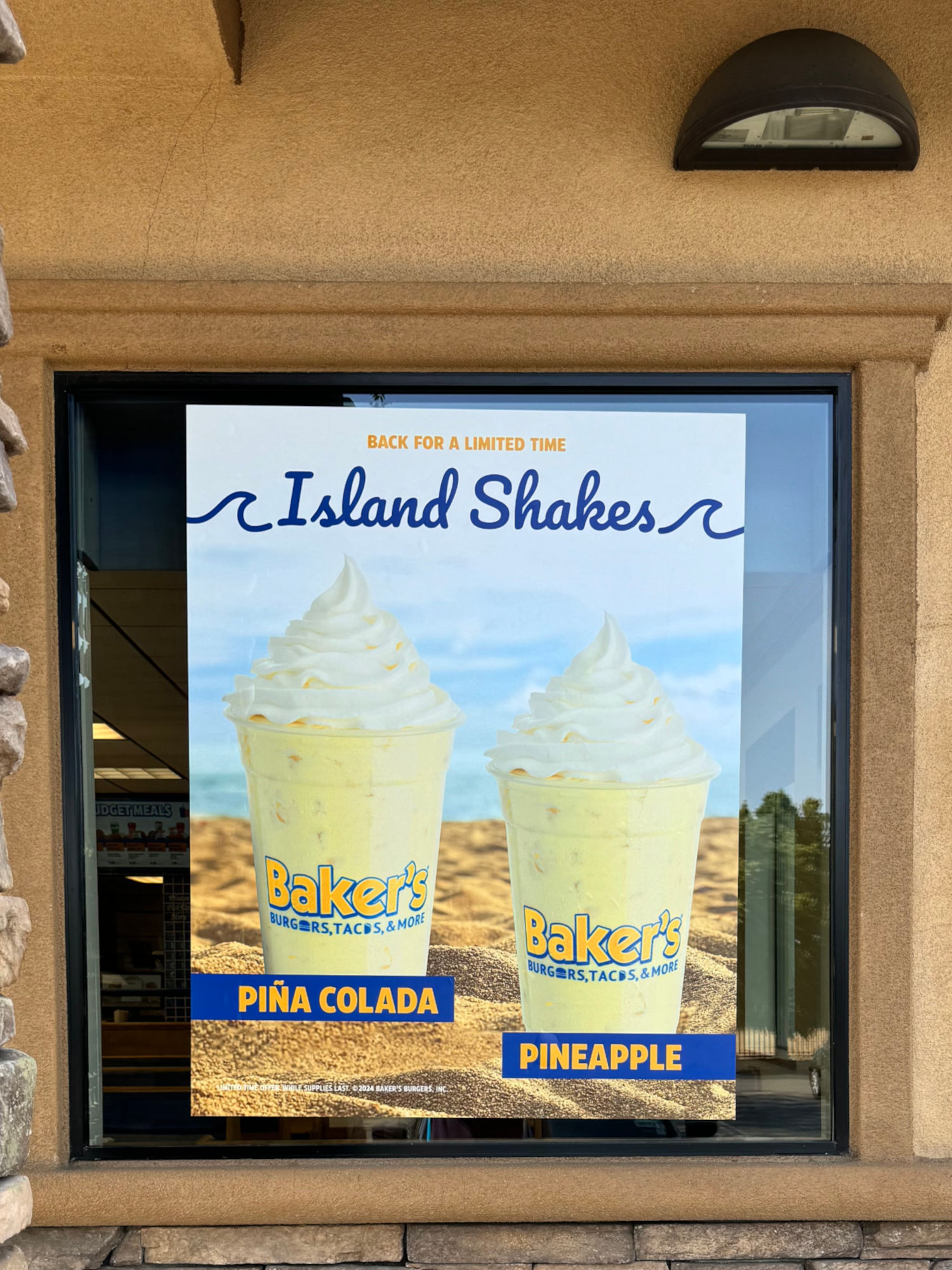 Baker's Drive-Thru Island Shakes Poster