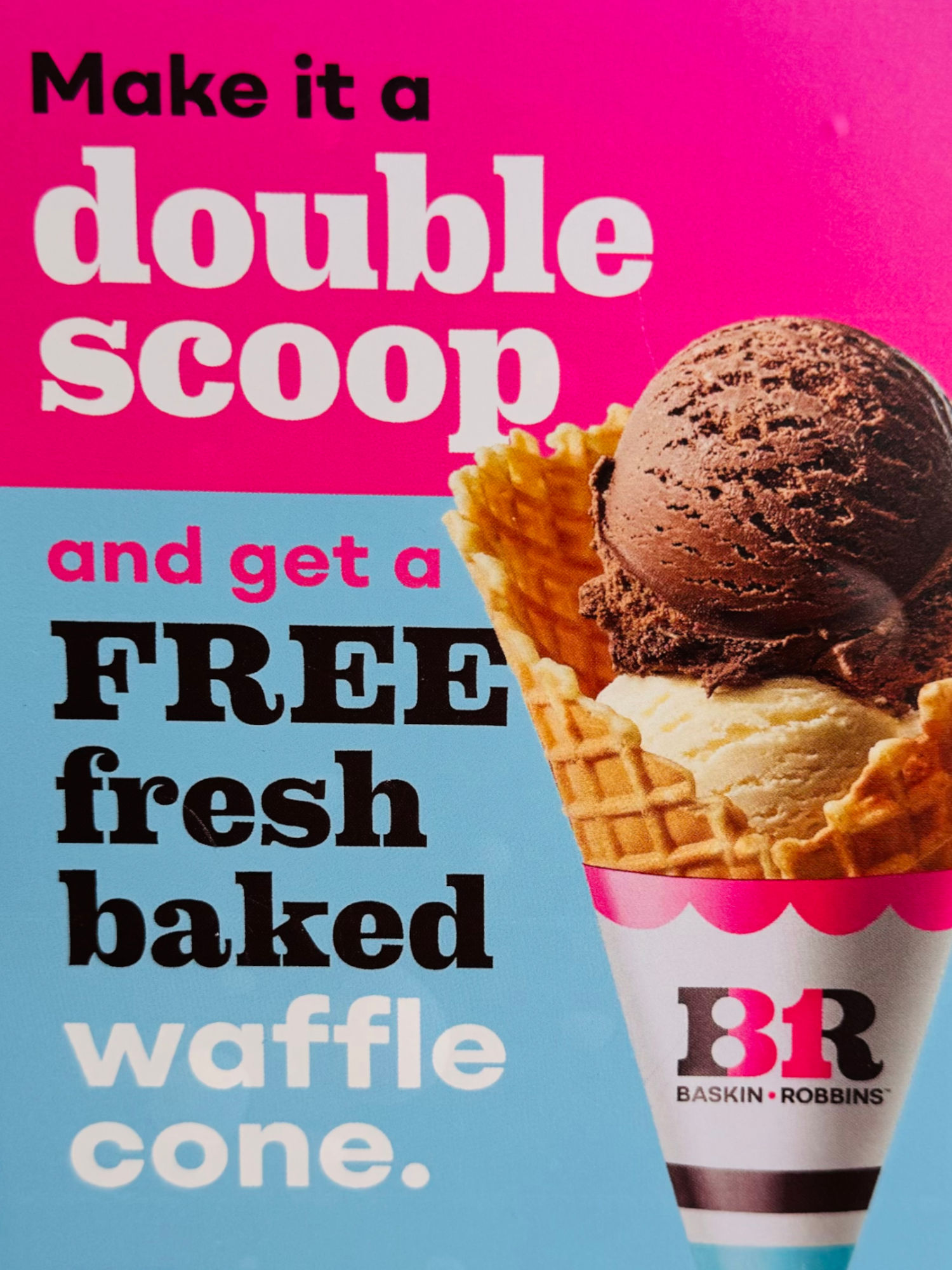 Baskin-Robbins Free Waffle Cone