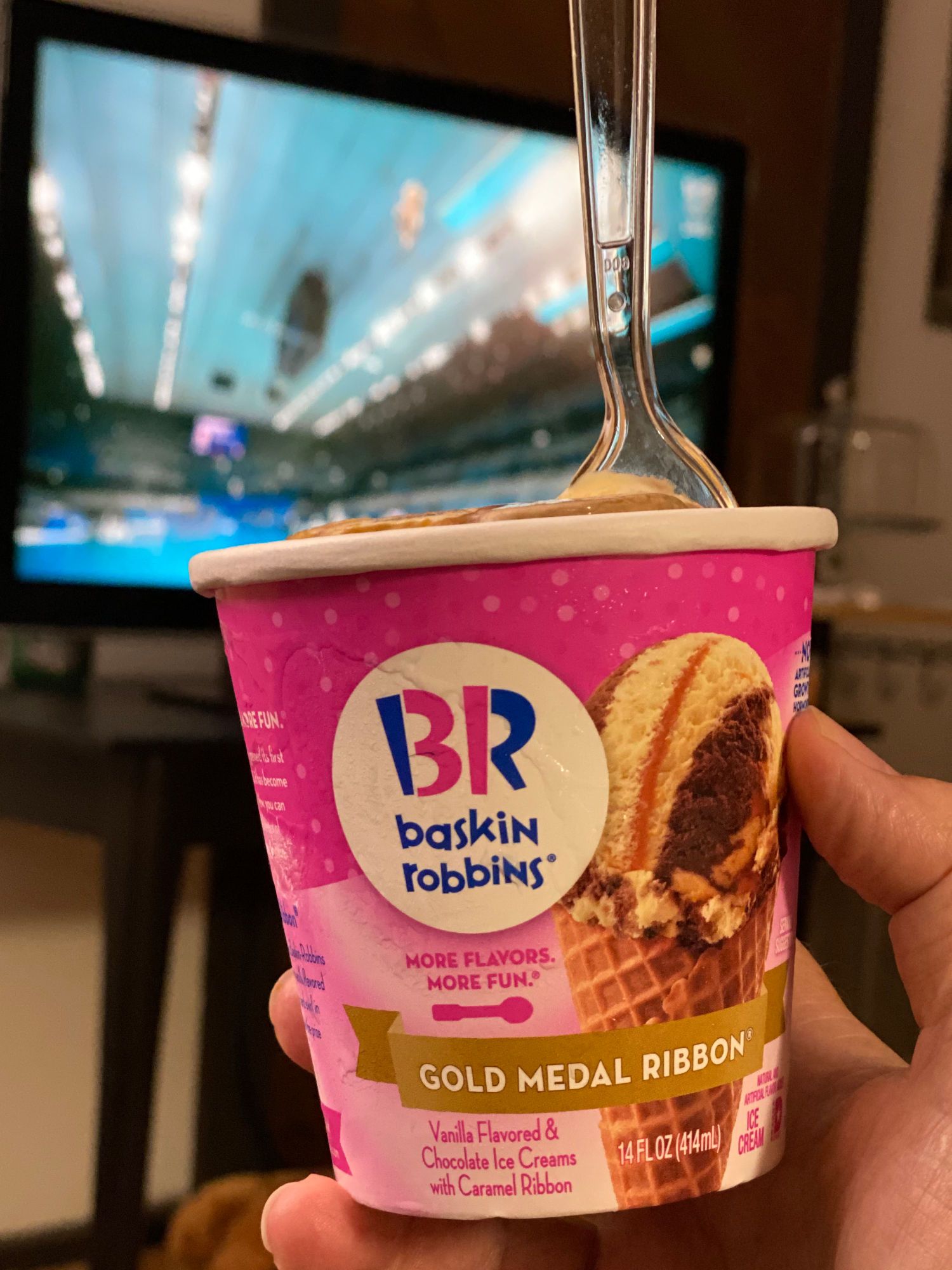 Baskin-Robbins Gold Medal Ribbon Pint