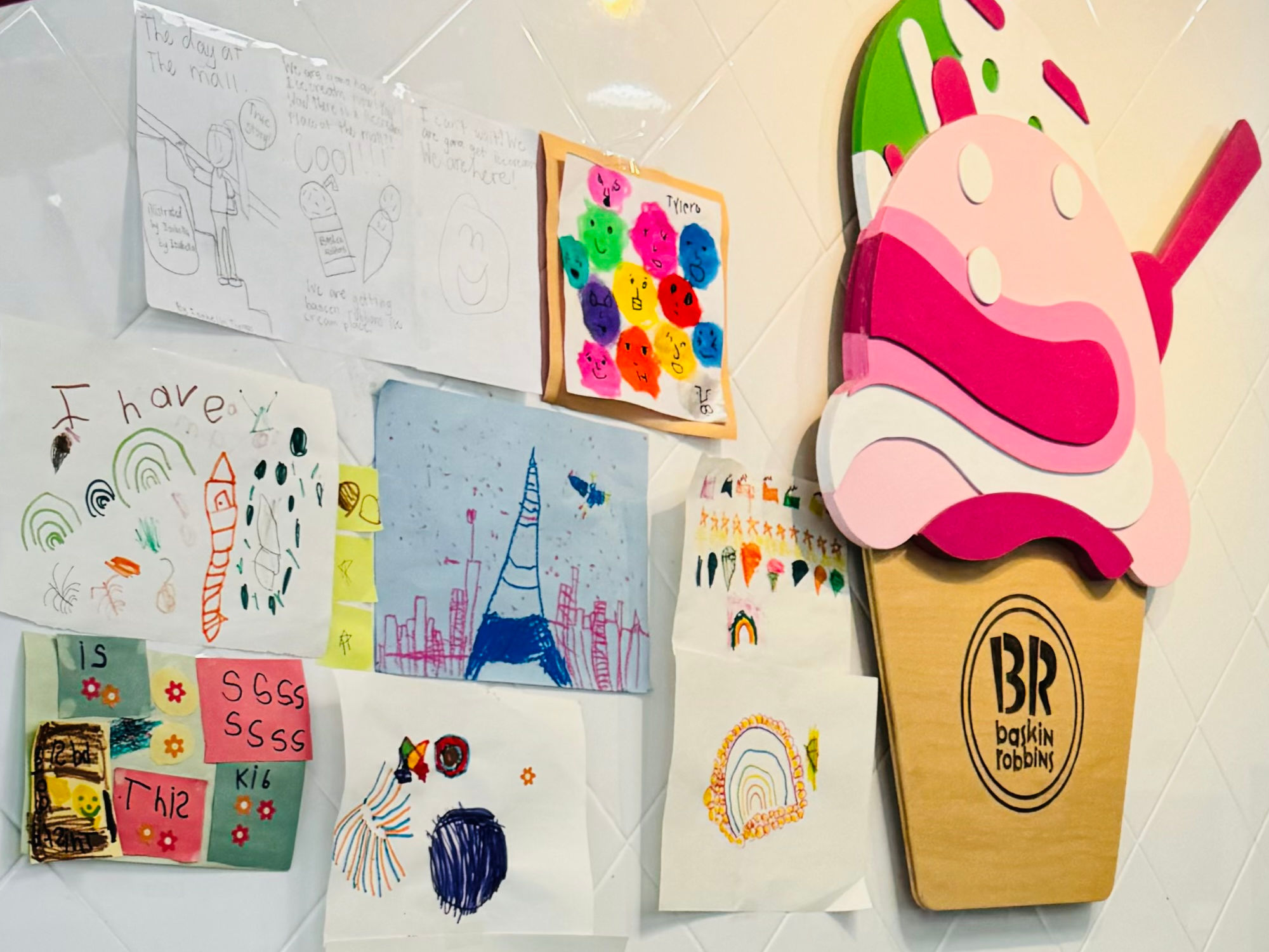 Baskin-Robbins Kid Drawings