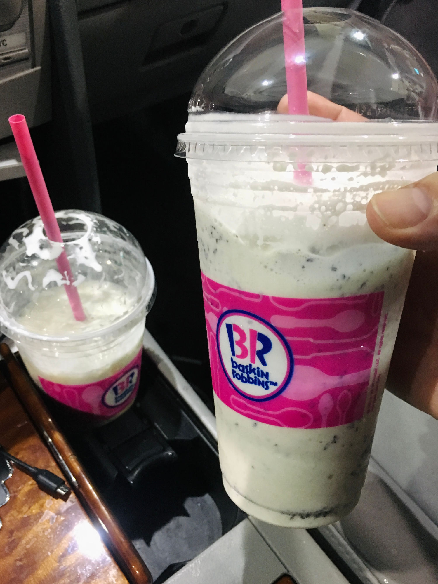 Baskin-Robbins Milkshake Old Cups