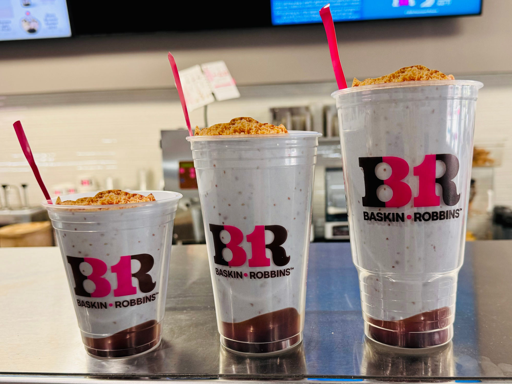 Baskin-Robbins Milkshake Sizes