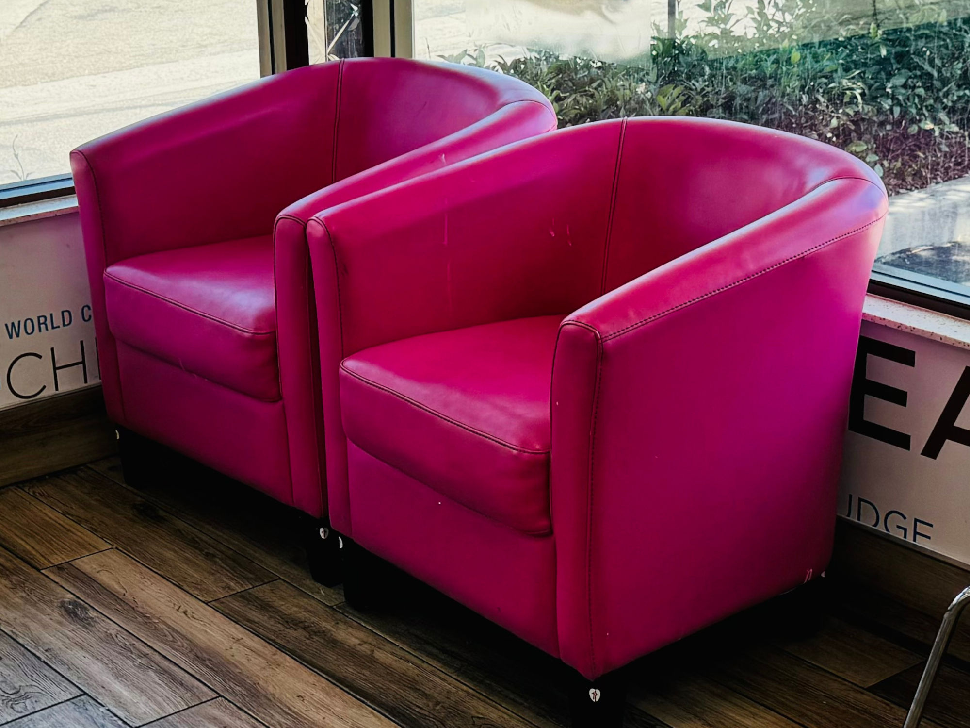 Baskin-Robbins Pink Chairs