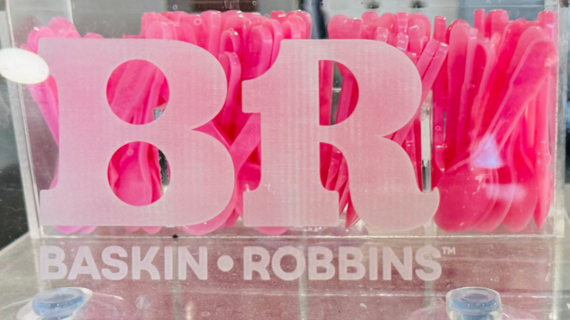 Baskin-Robbins Pink Tasting Spoons