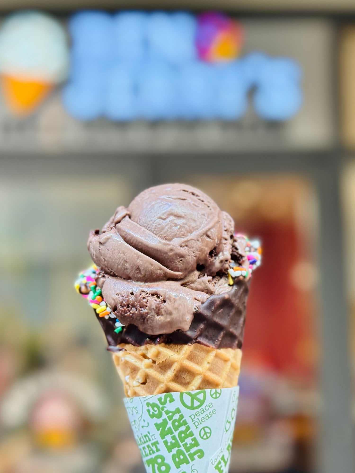 Ben & Jerry's Chocolate Fudge Brownie Cone