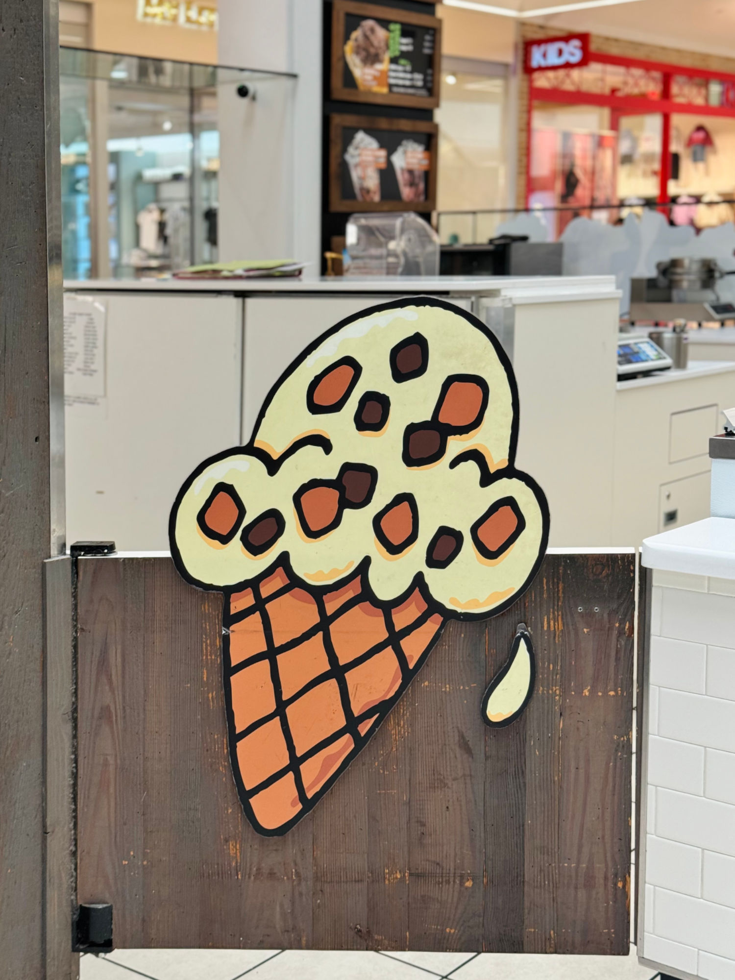 Ben & Jerry's Ice Cream Swinging Door