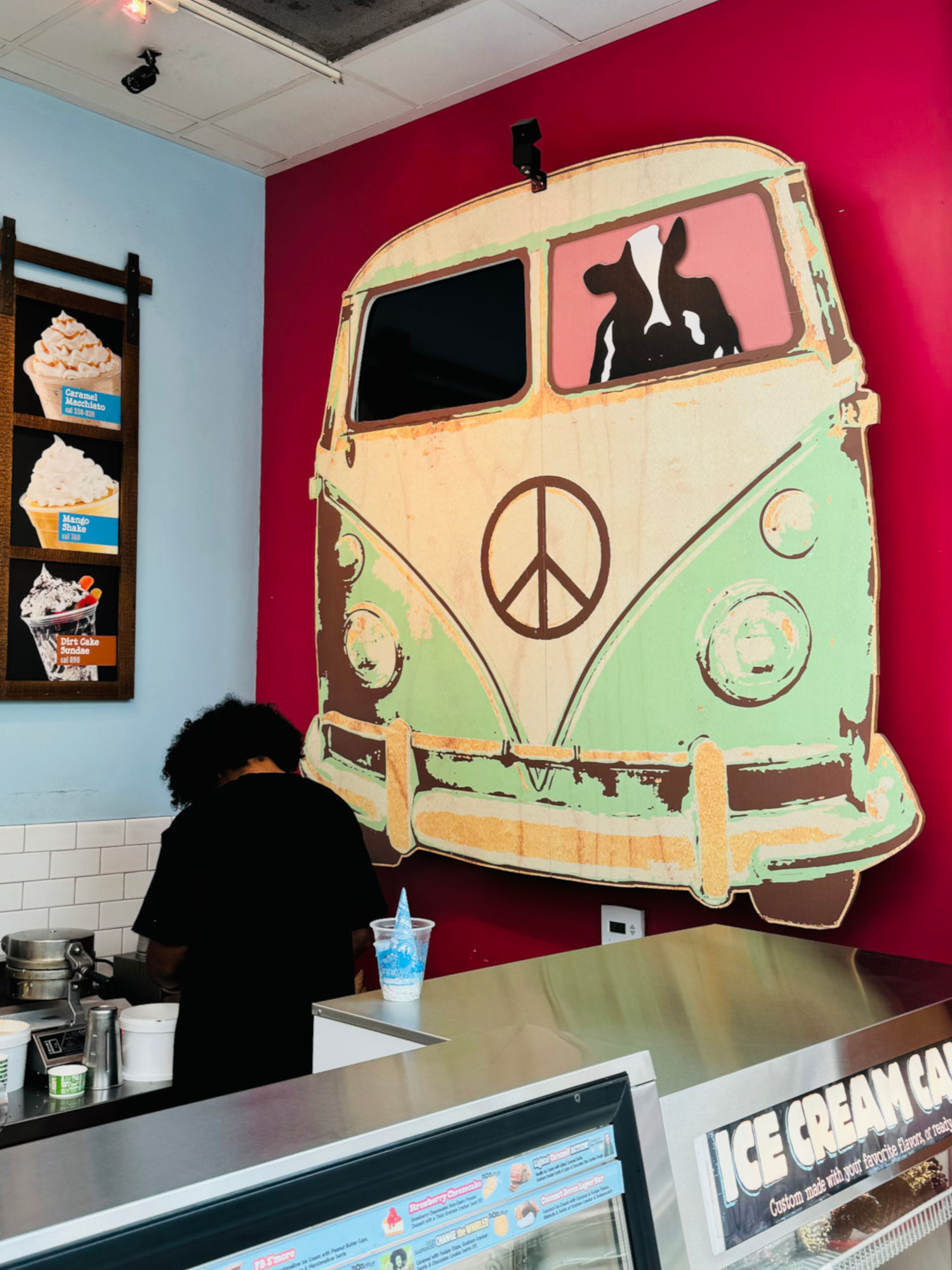 Ben & Jerry's VW Van Wall