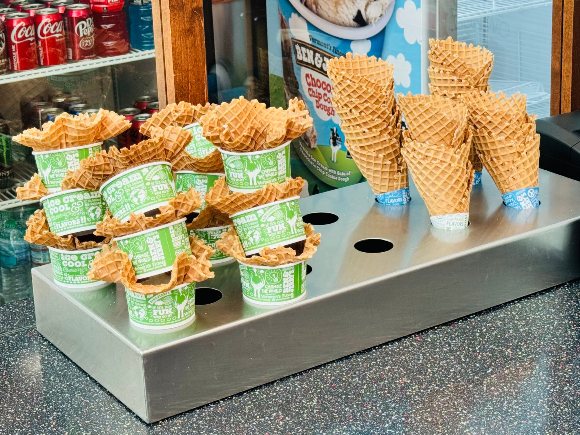 Ben & Jerry's Waffle Cones and Waffle Bowls