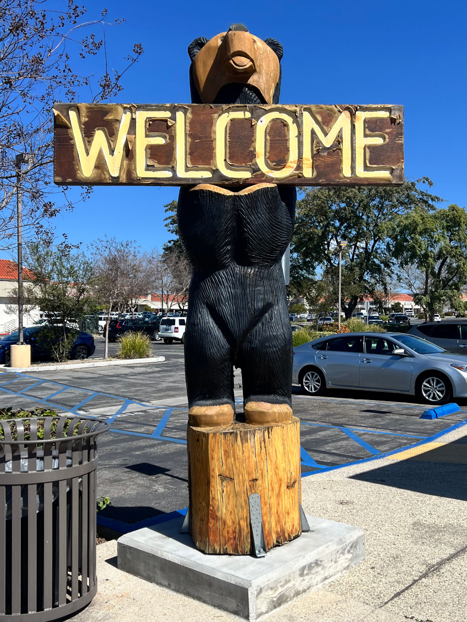 Black Bear Diner Giant Carved Bear