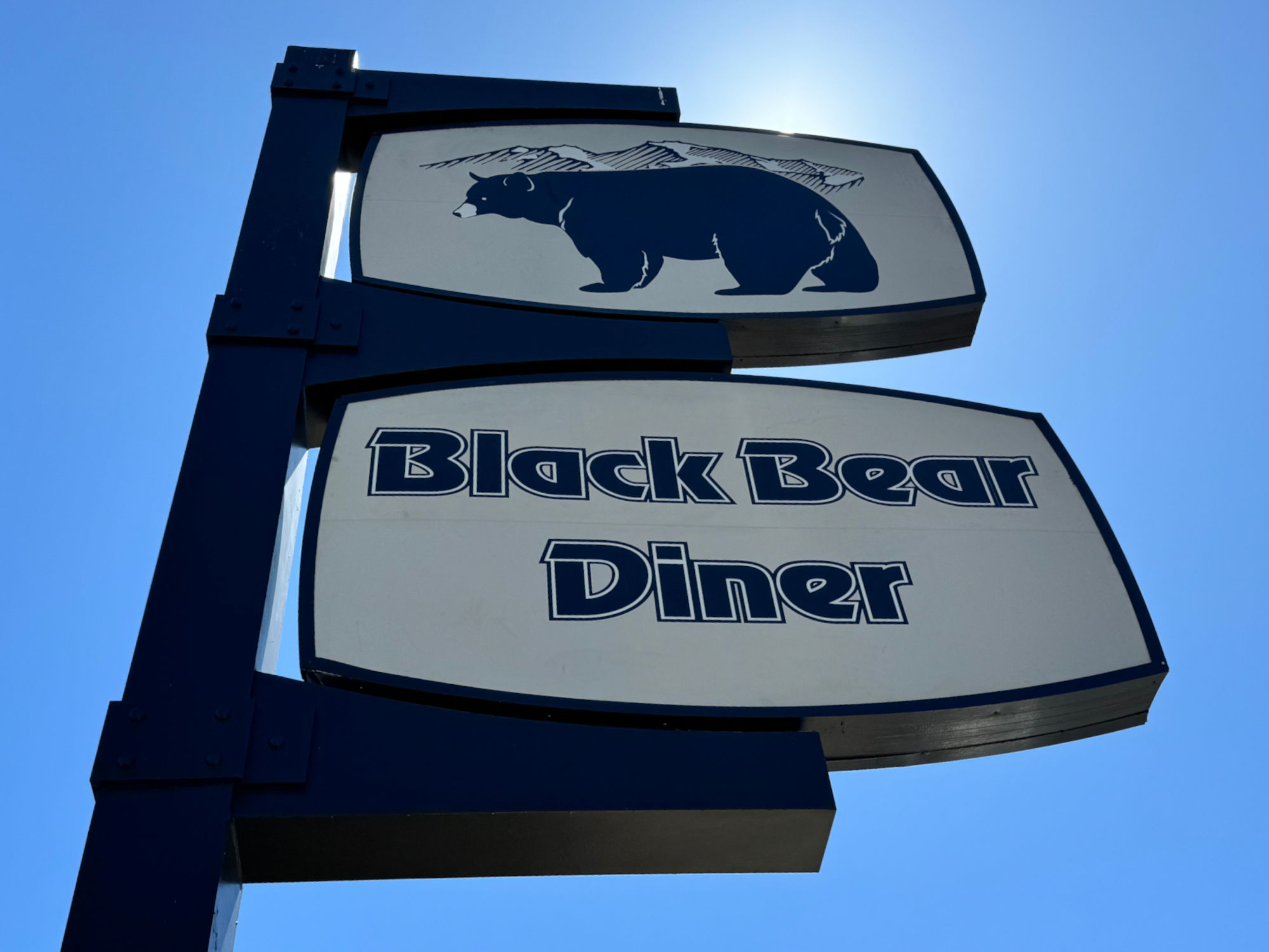 Black Bear Diner Sign