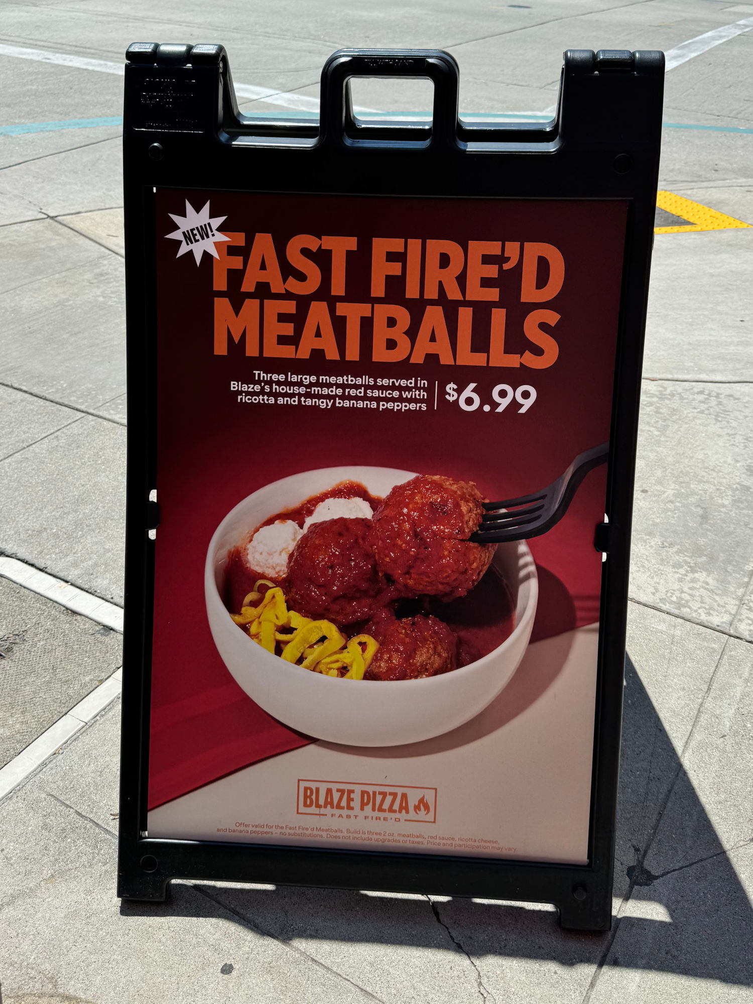 Blaze Pizza Fast Fire'D Meatballs